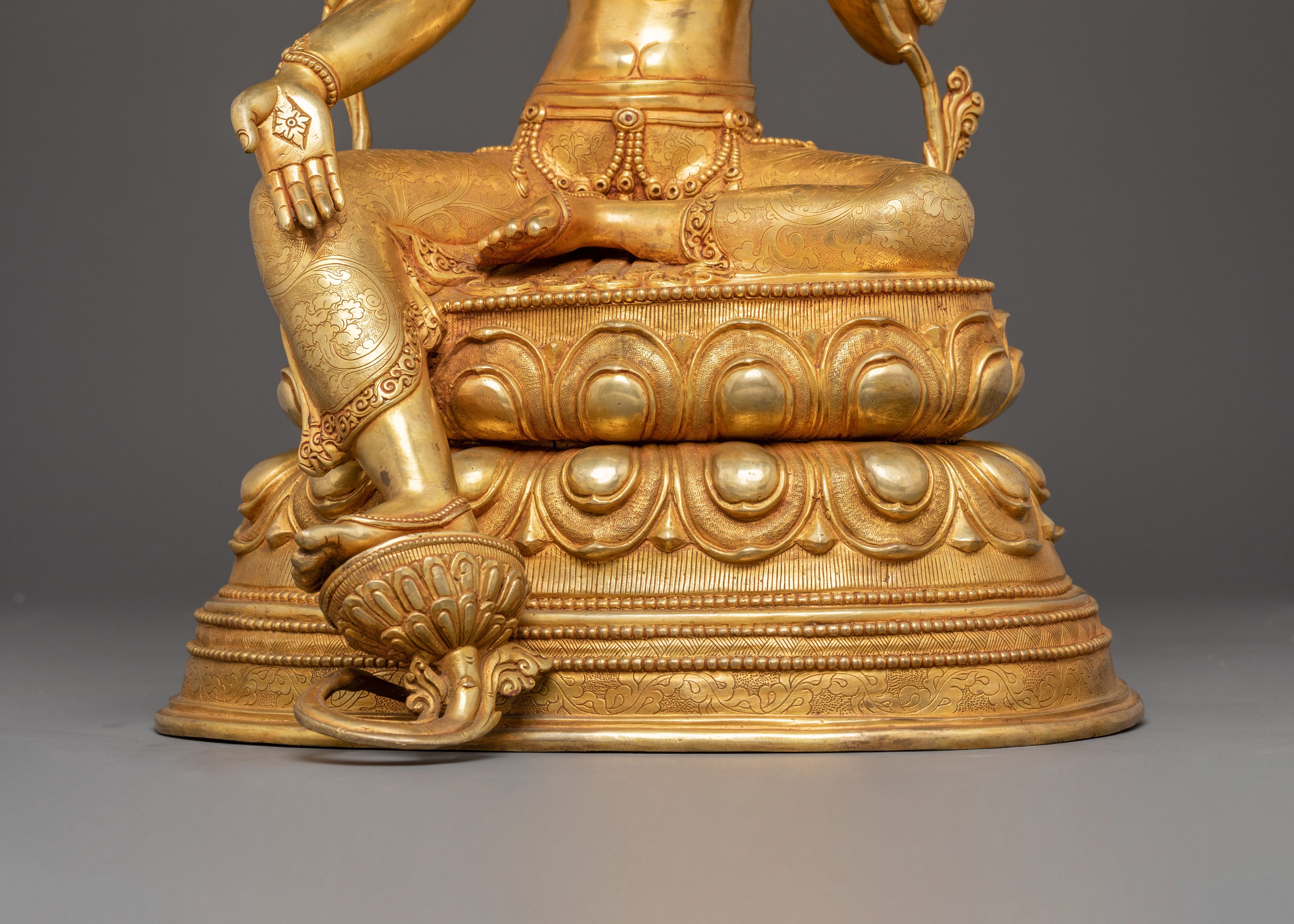 Handcrafted Statue of Mother Green Tara | Swift Protector