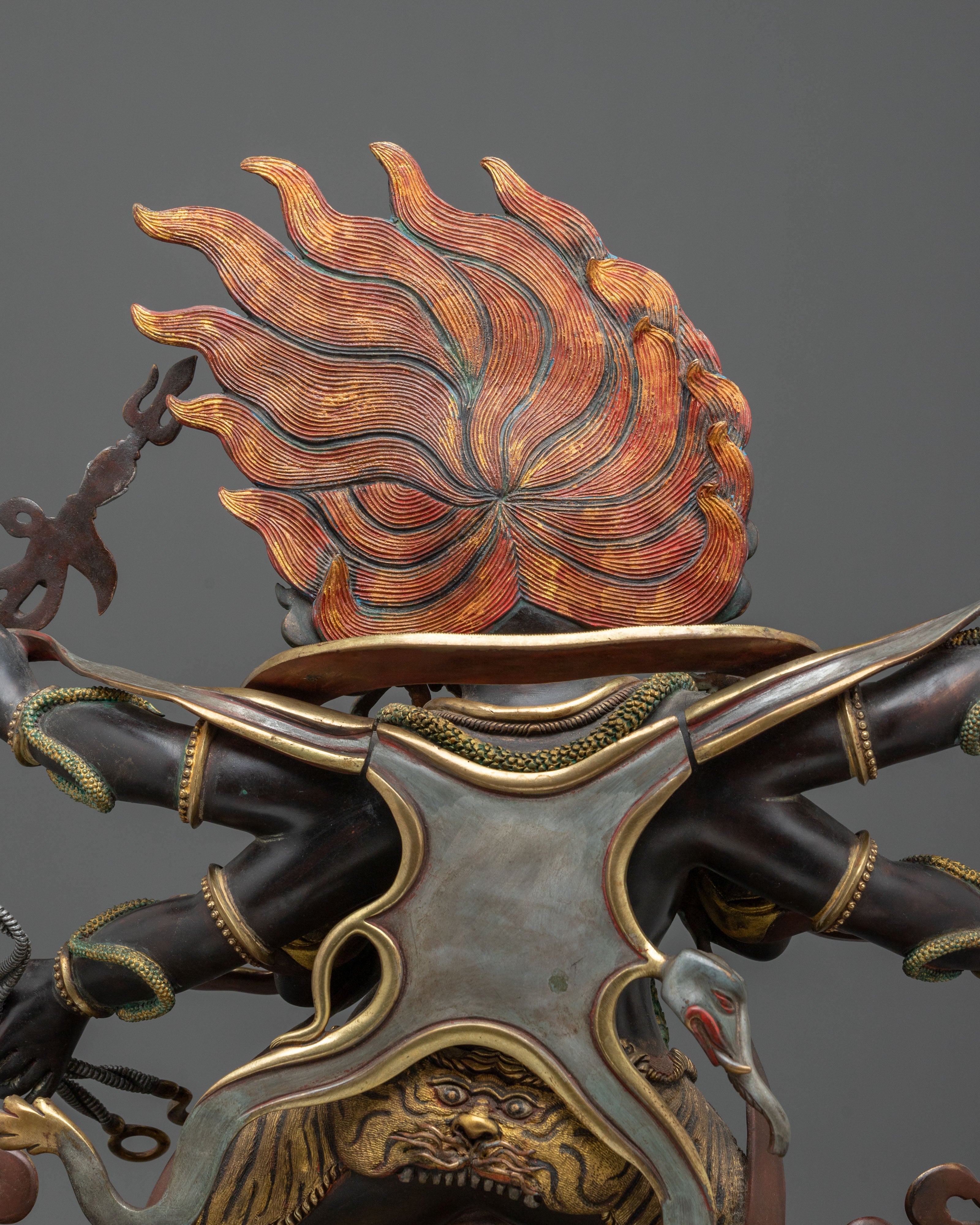 Six-Armed Mahakala Statue of Protection | Wrathful Deity