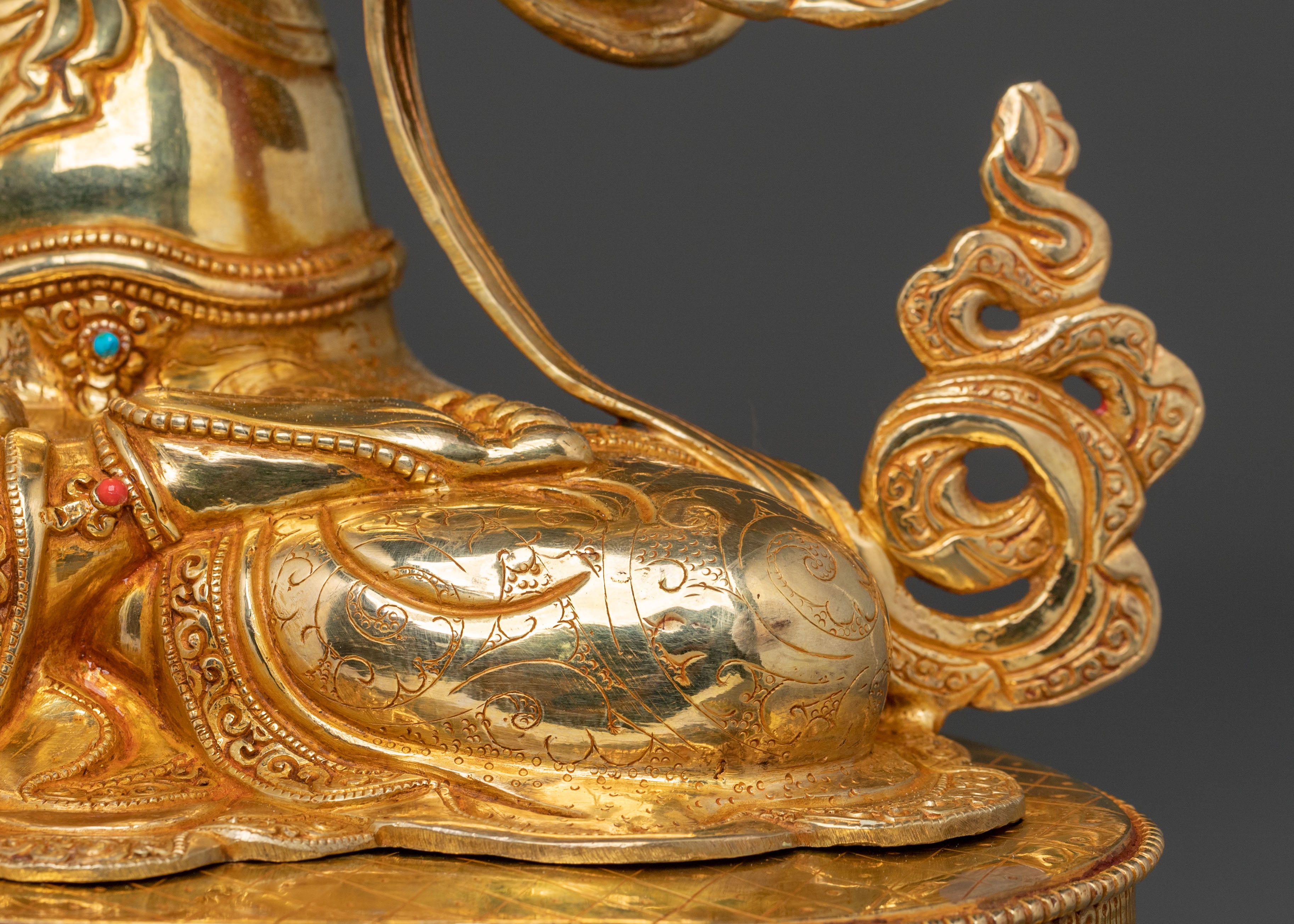 Wisdom Buddha Manjushri Statue | Enlightened Wisdom Altar Decor