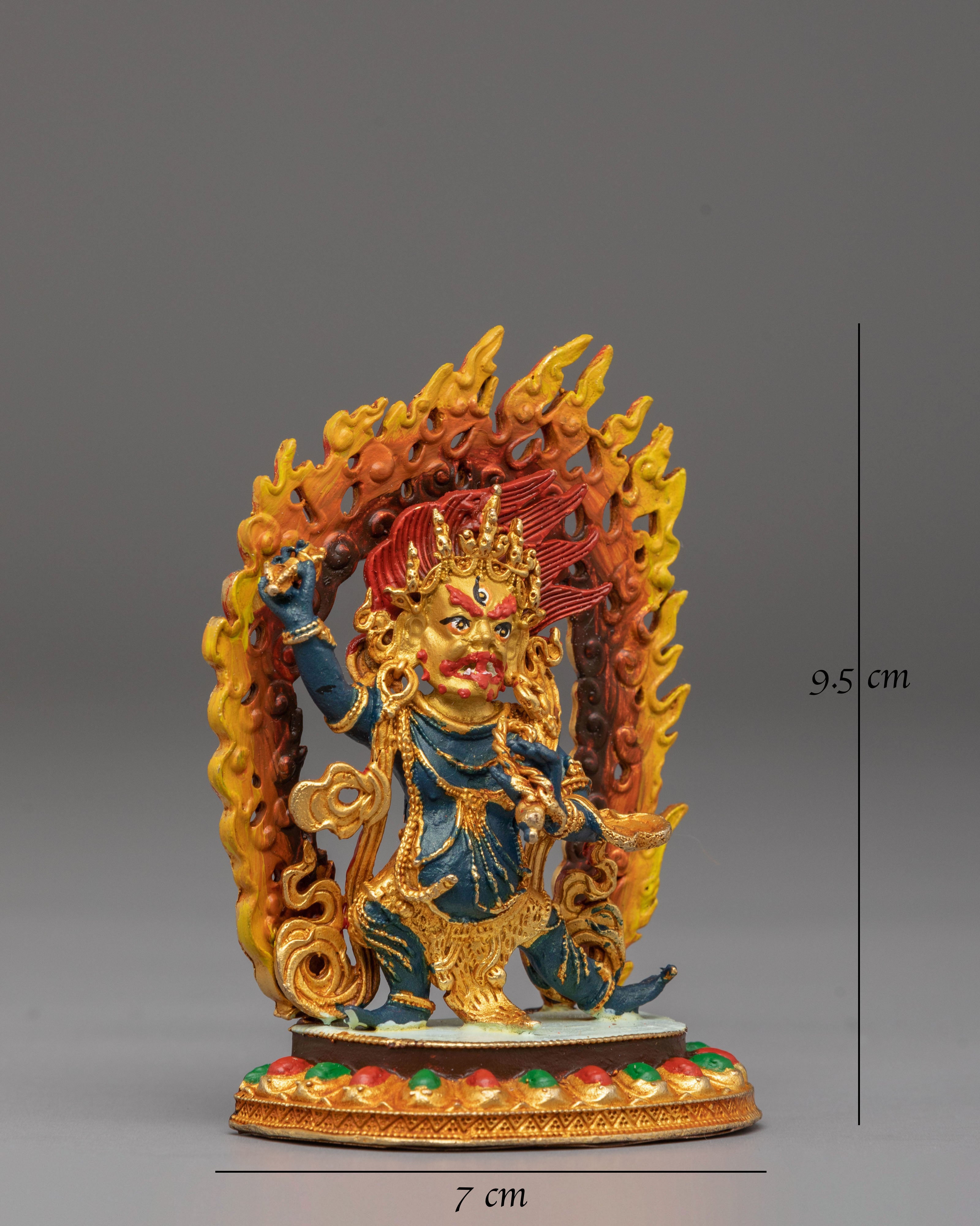 Handcrafted Vajrapani Golden Statue 