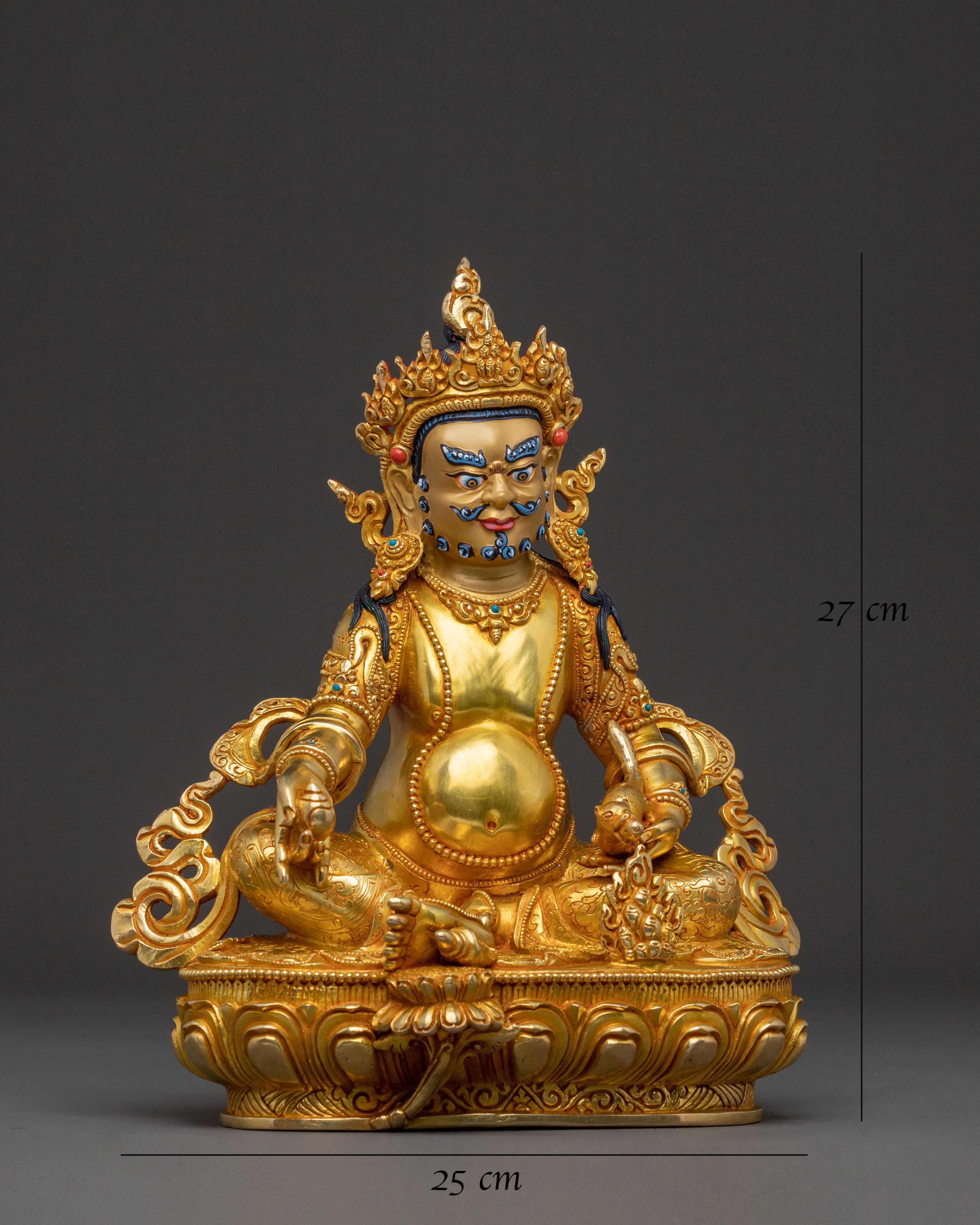 Sacred Statue of Lord Dzambhala | Guardian of Wealth