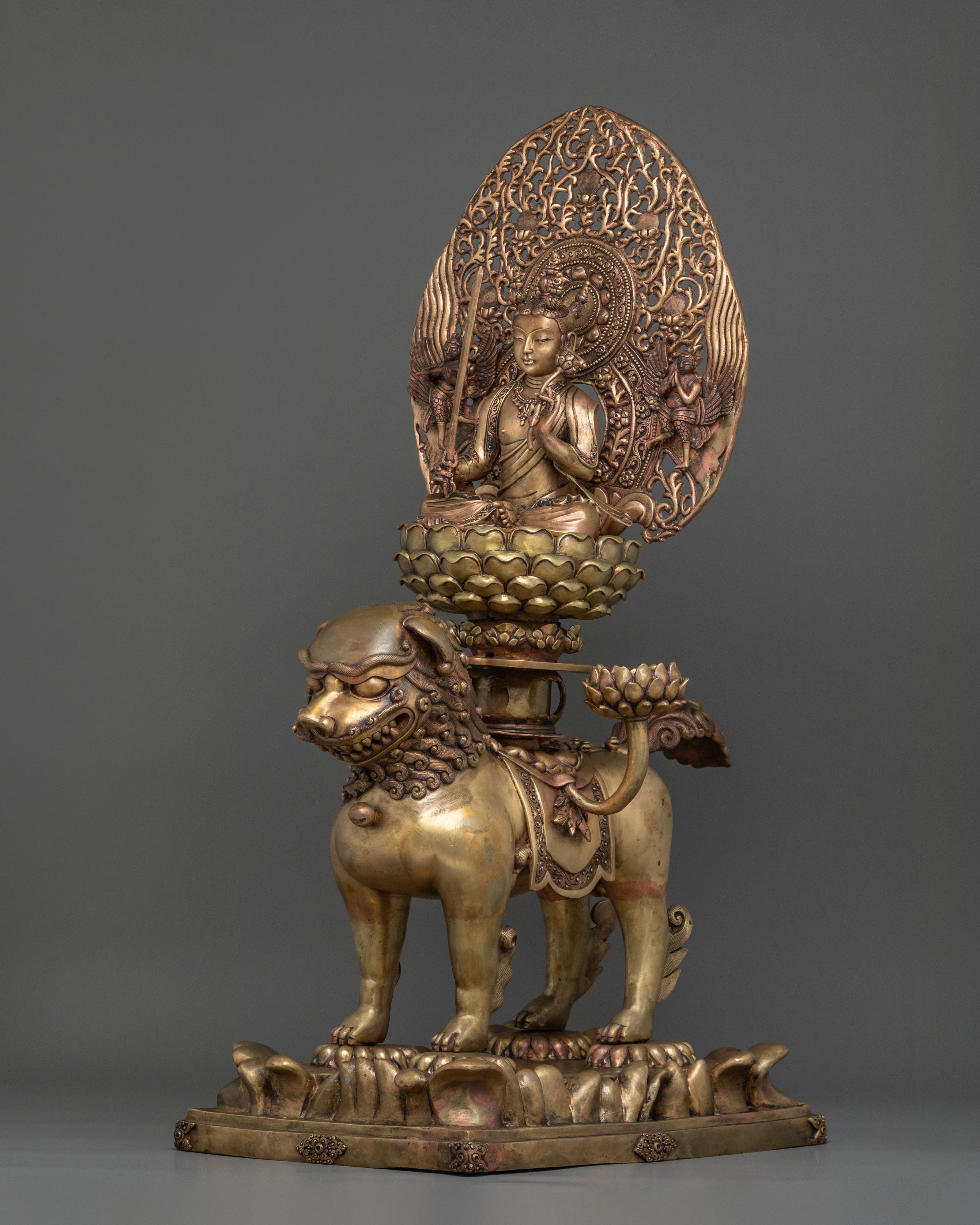 Chinese Manjushri Statue | Tibetan Wisdom Bodhisattva