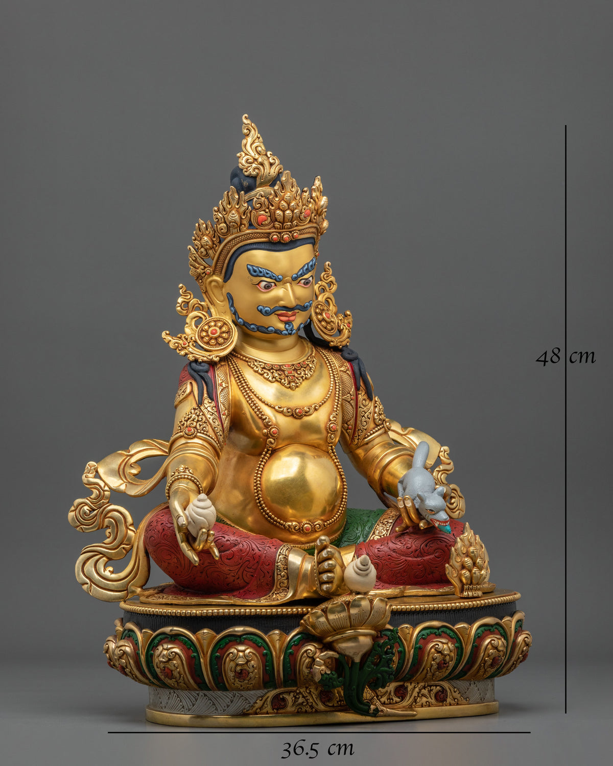 Handcrafted Dzambhala Statue | Sacred Altar Decor
