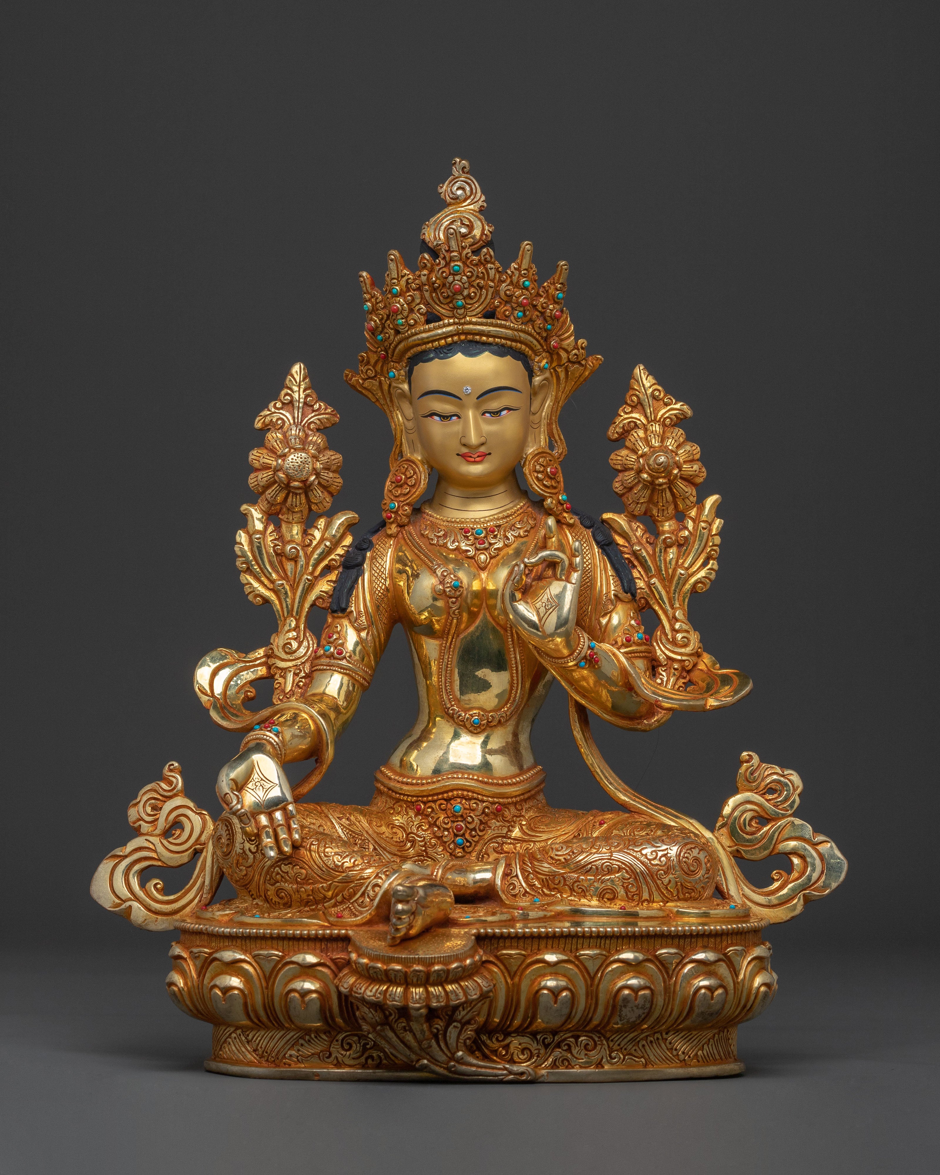 Green Tara Statue Protector of All | Symbol of Compassion