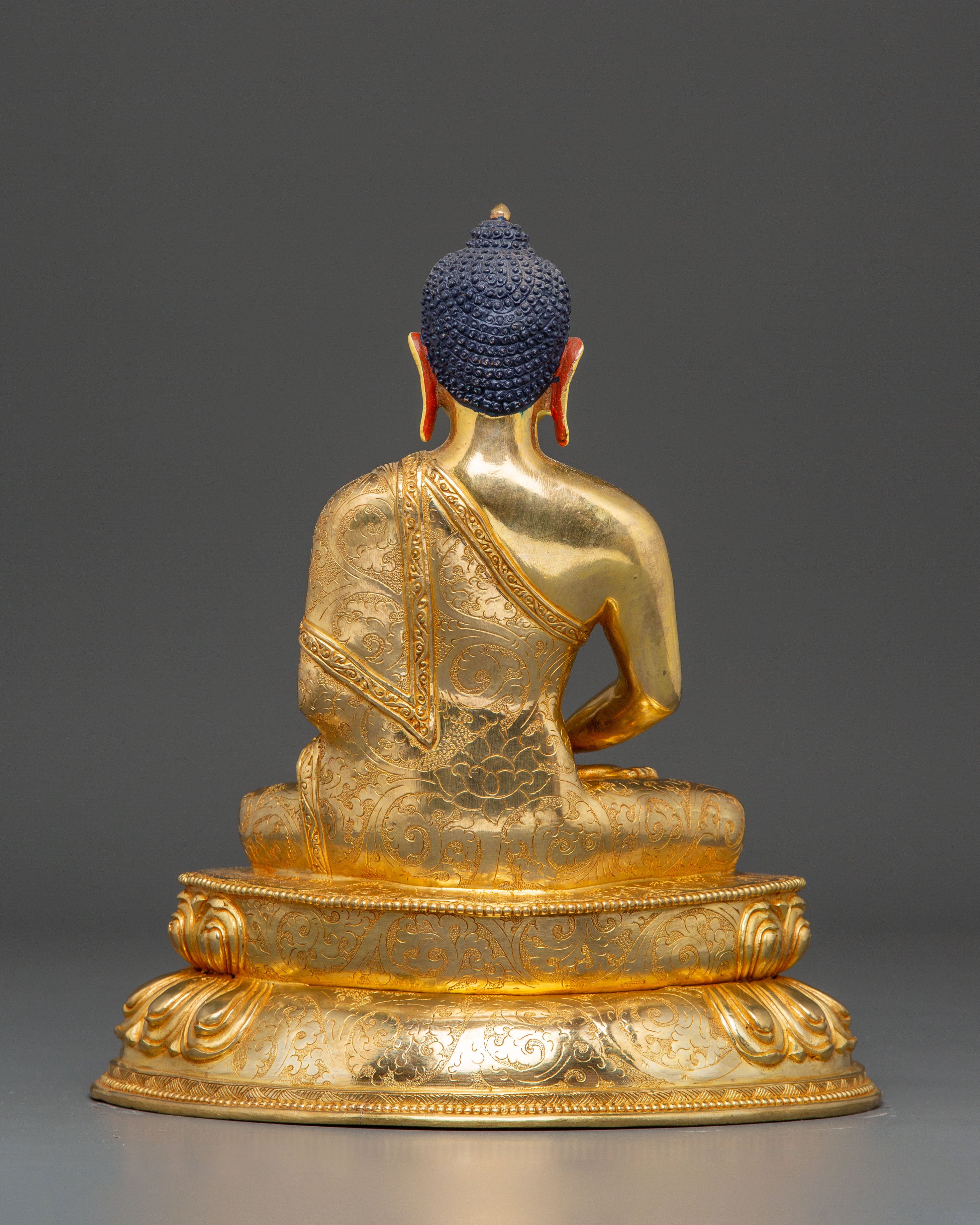 Handmade Three Buddha Golden Statue Set | Buddha Trinity Artwork