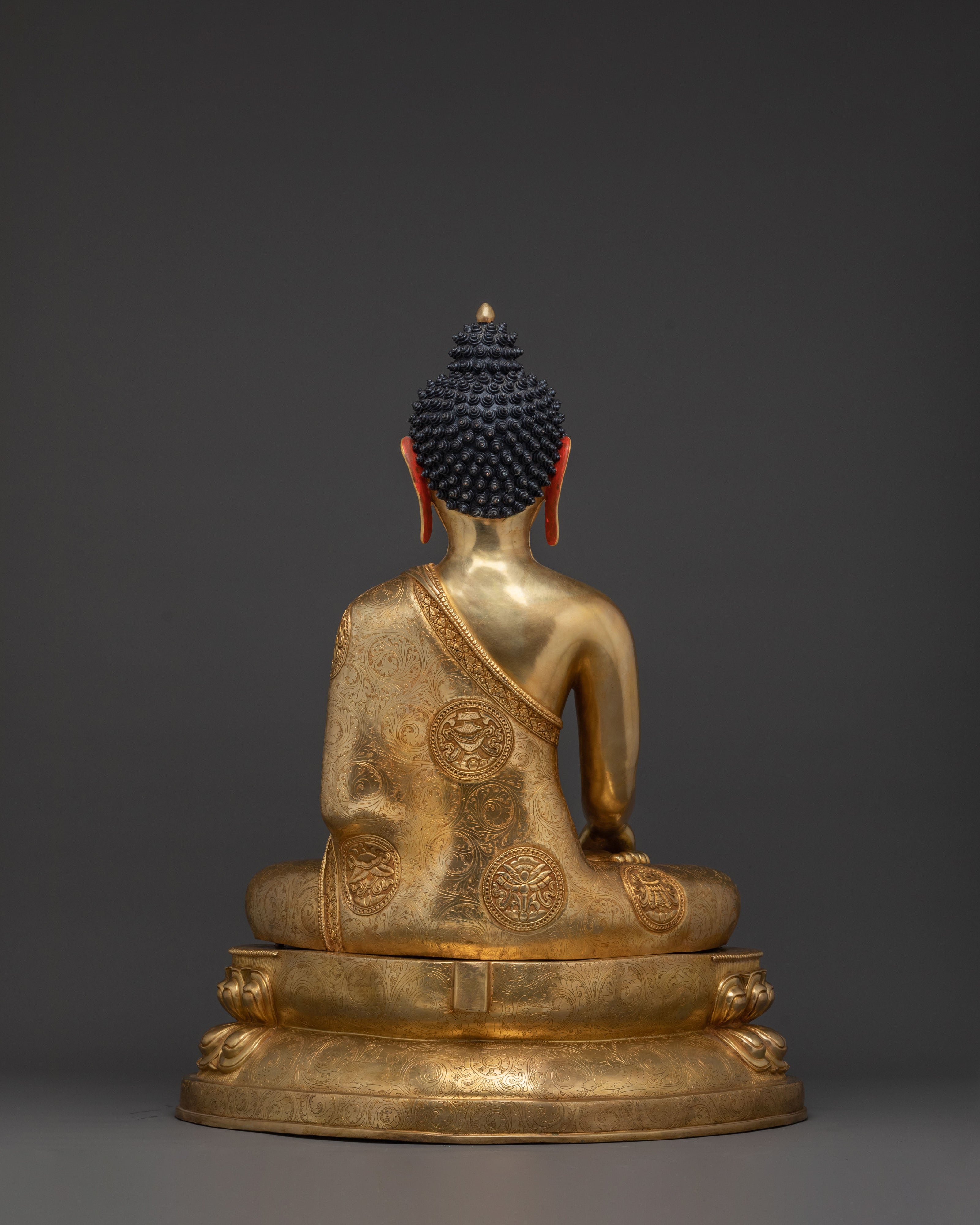 Shakyamuni Buddha Golden Statue | Enlightened Figure