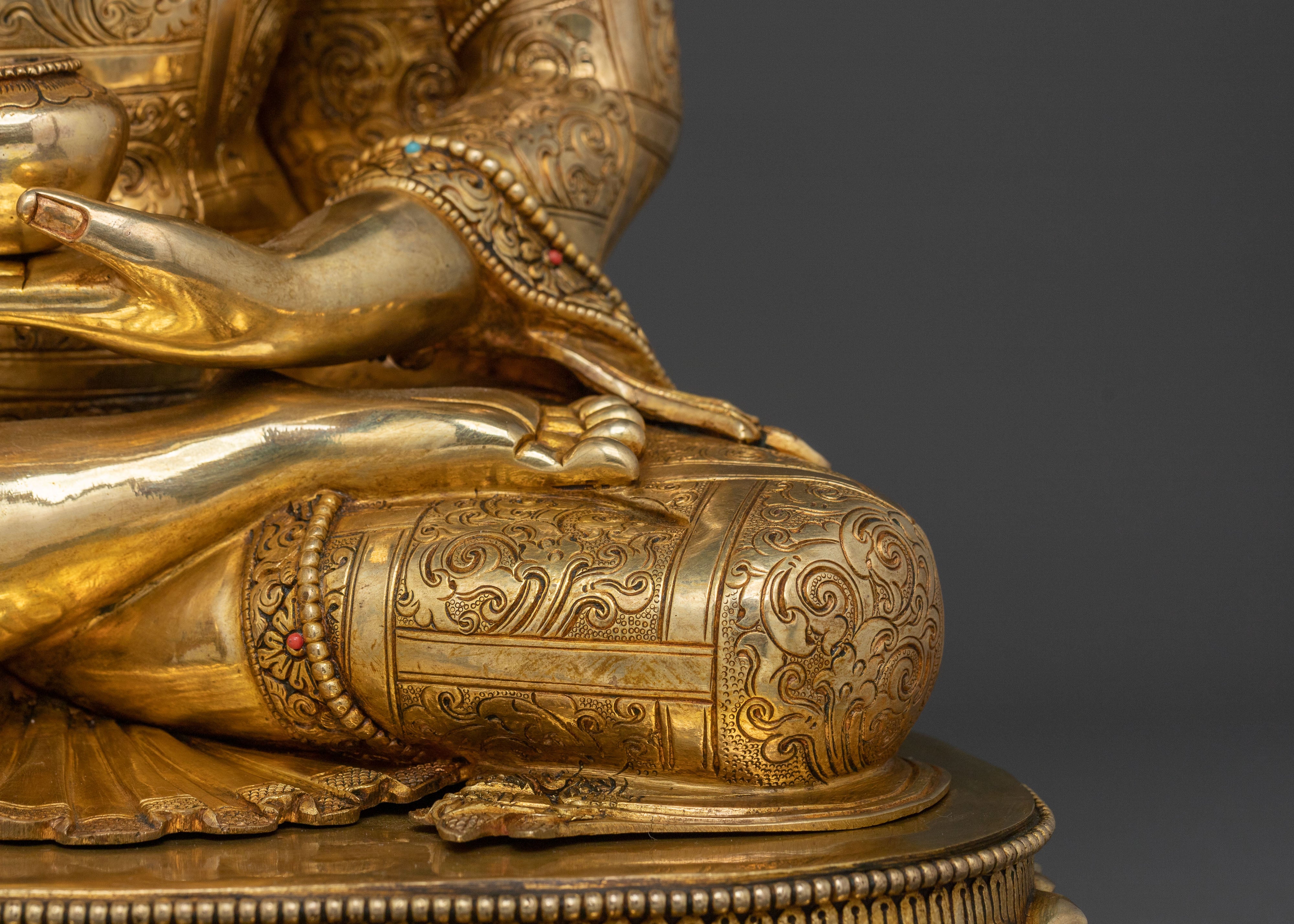 Shakyamuni Buddha Statue with Disciples | Home Decor