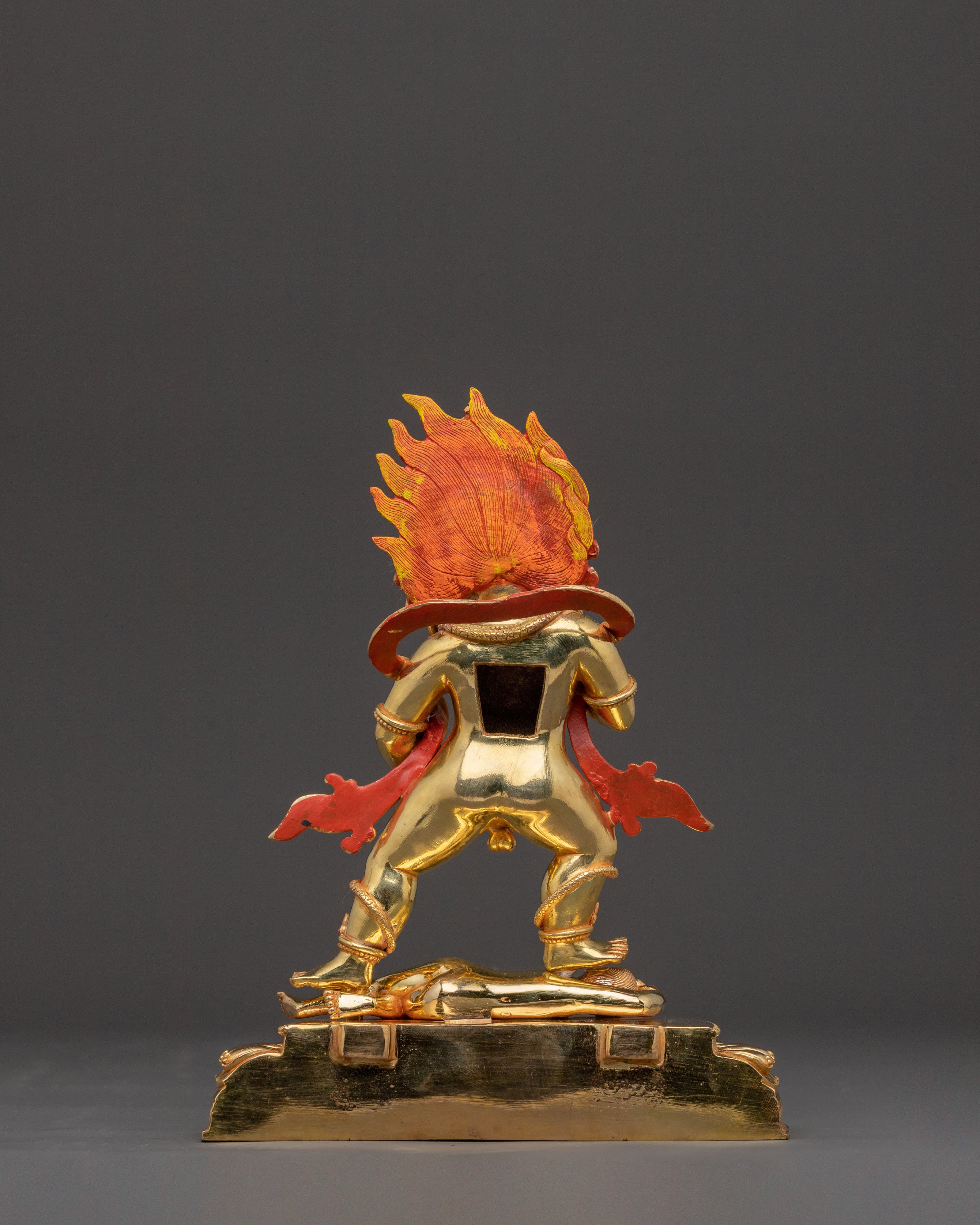 Black Dzambhala Buddhist Statue