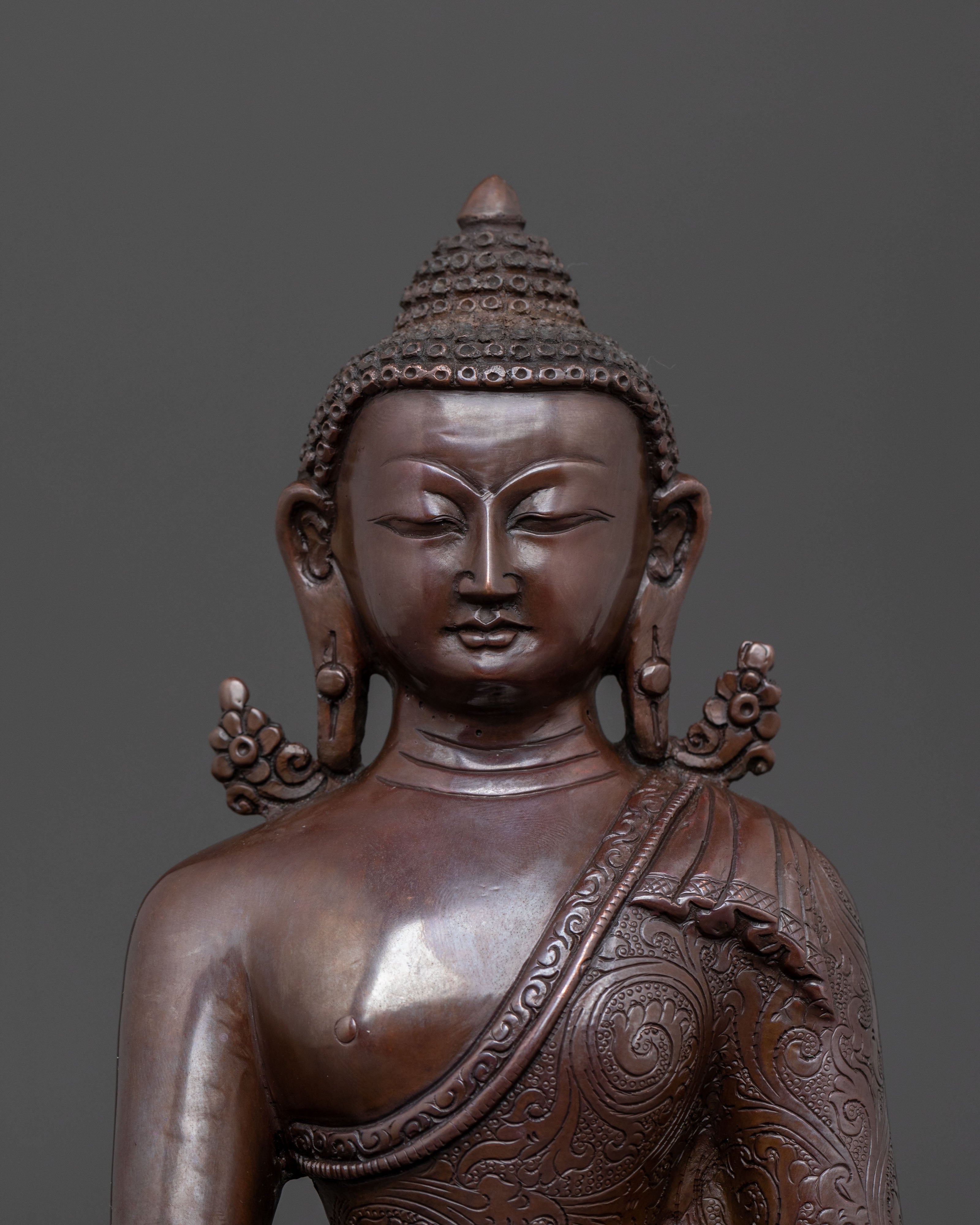 Shakyamuni Buddha Copper Statue of Enlightenment