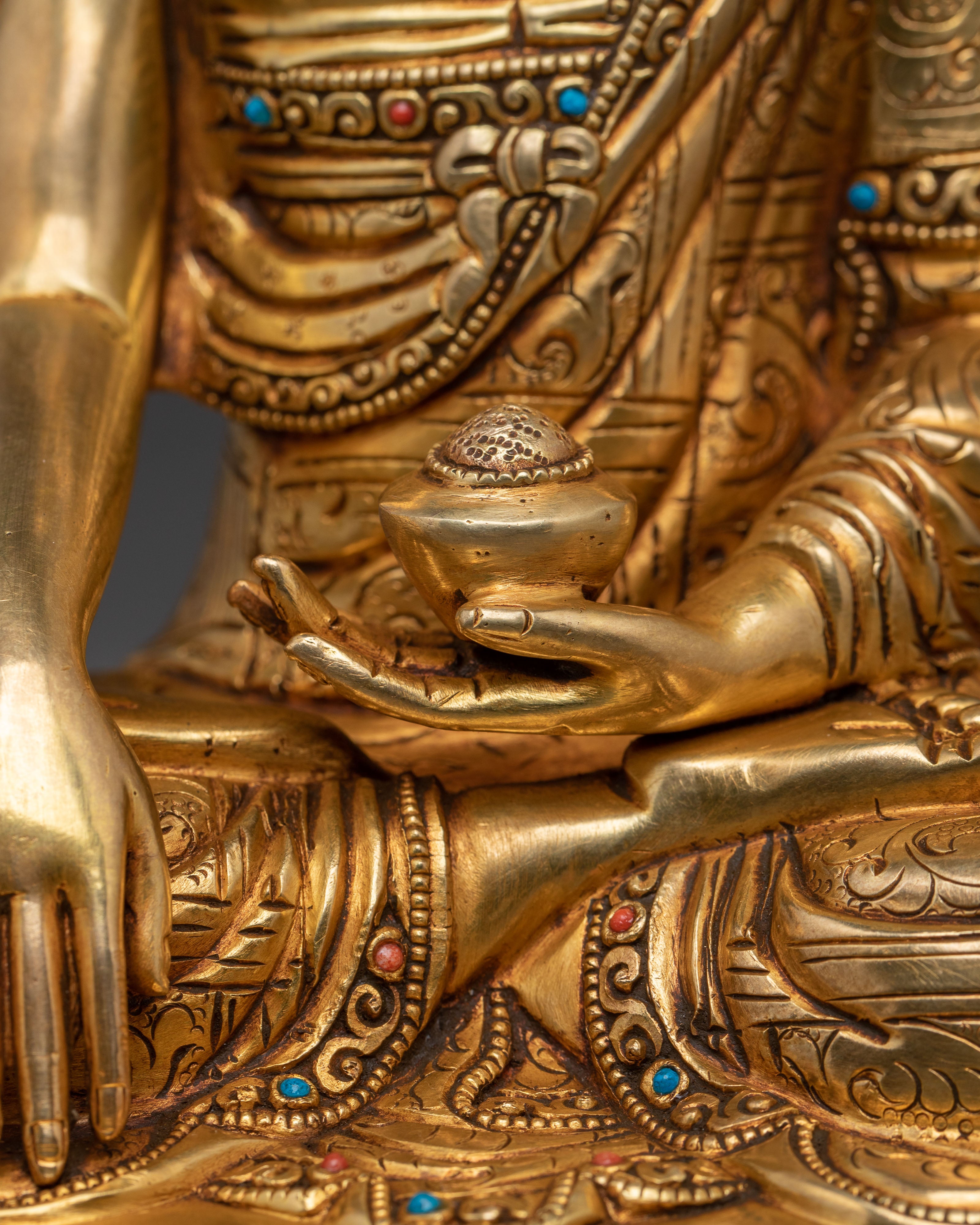 Shakyamuni Buddha Traditional Handcrafted Statue