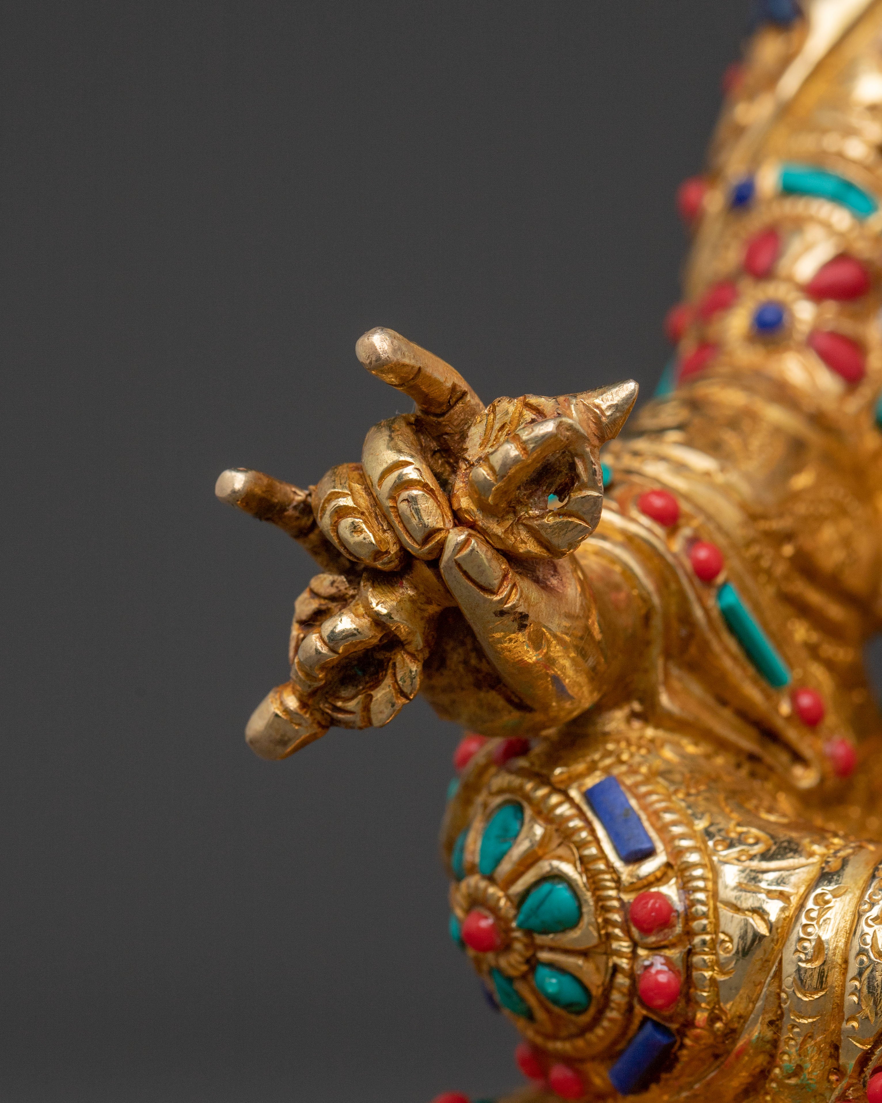 Guru Rinpoche Copper Sculpture | Symbol of Wisdom & Protection