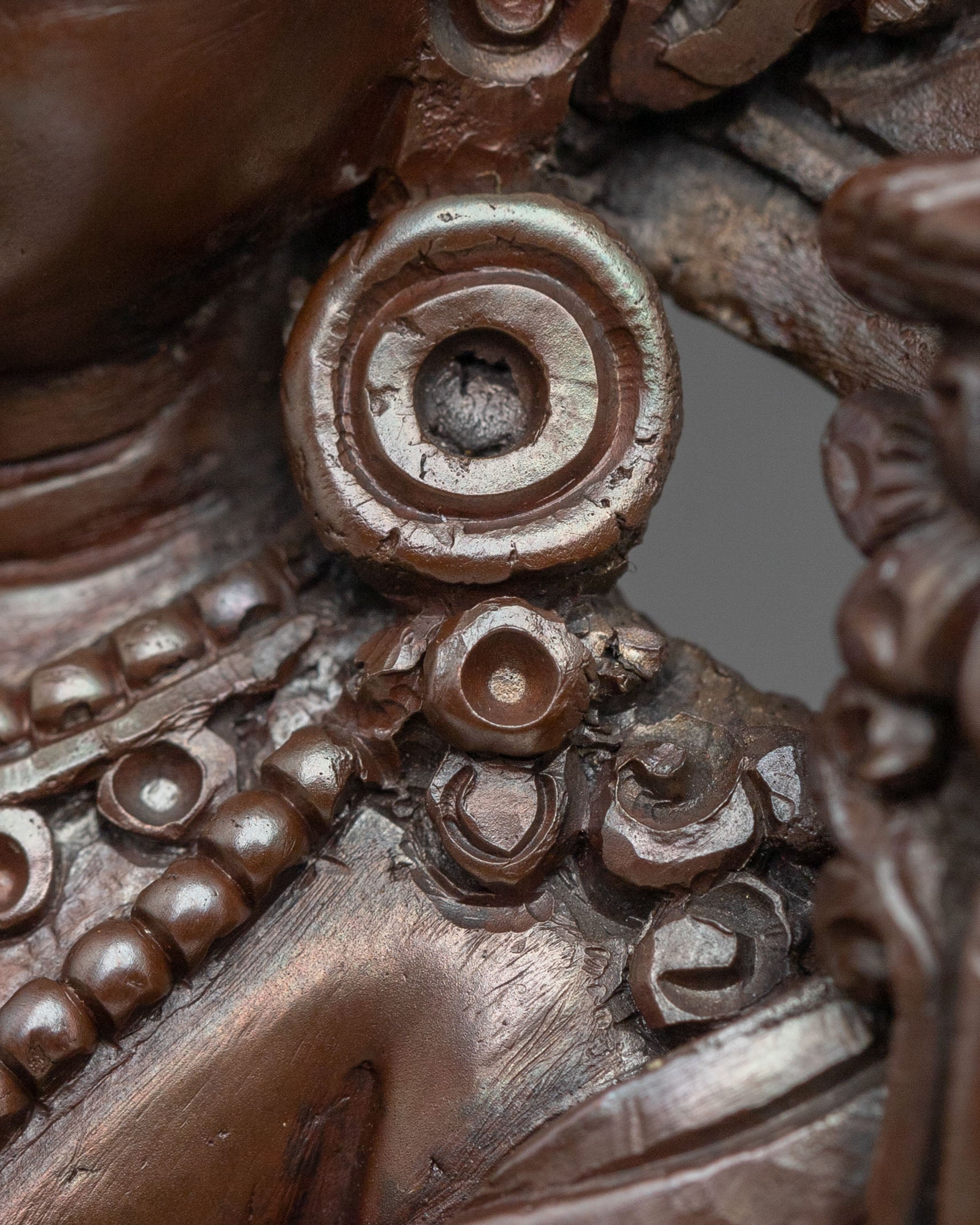 Tikshna Manjushri Sculpture | Oxidized Copper Body