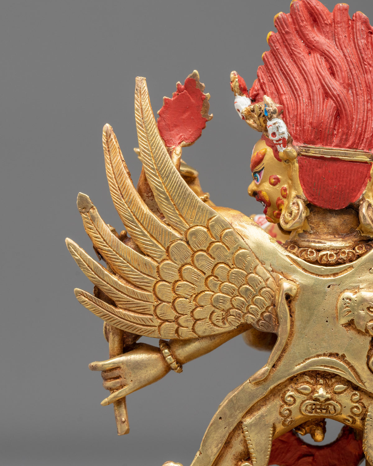 Vajrakilaya Statue | 24K Gold Sacred Sculpture