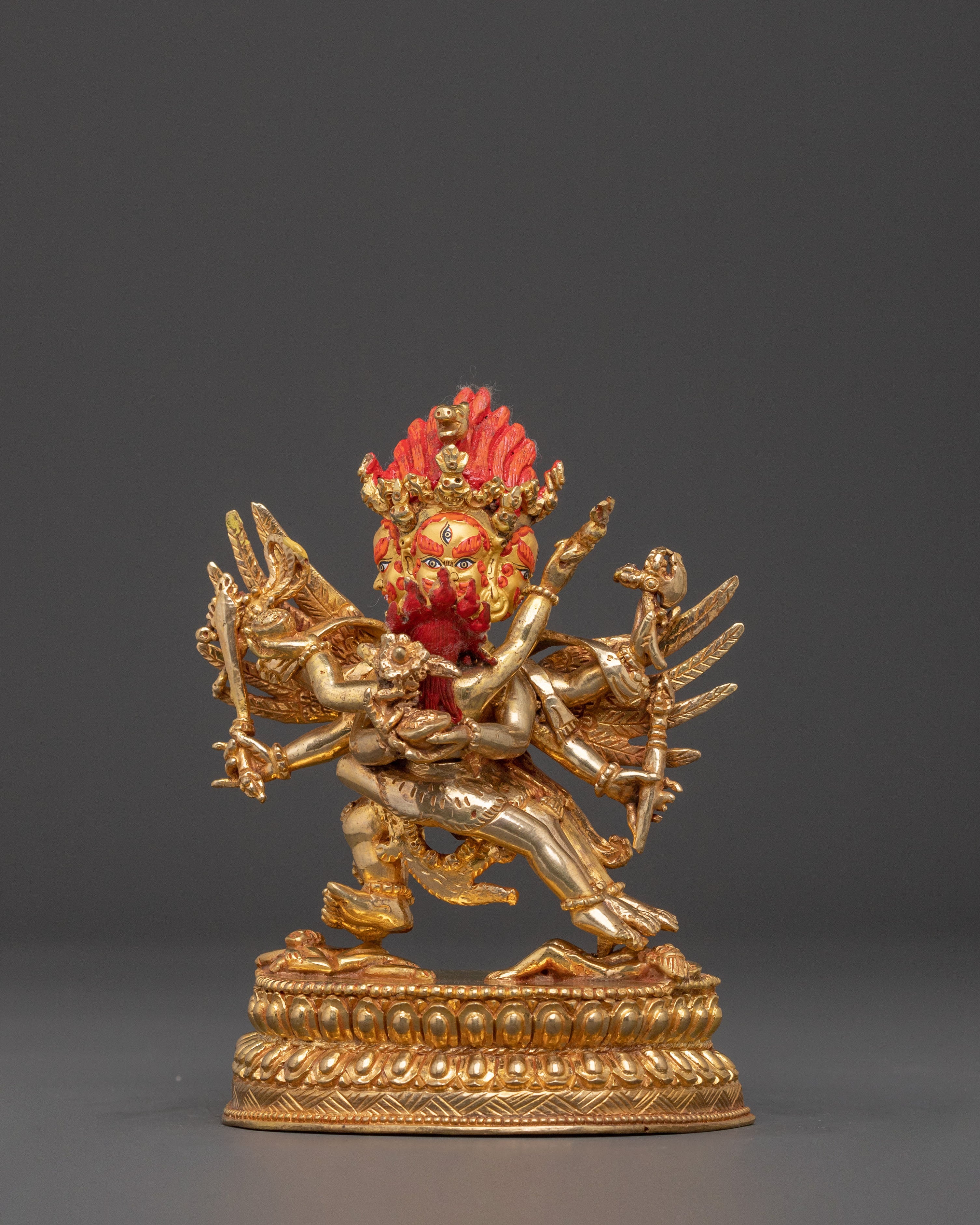 Hayagriva Wrathful Figure | Handcrafted Protector Statue