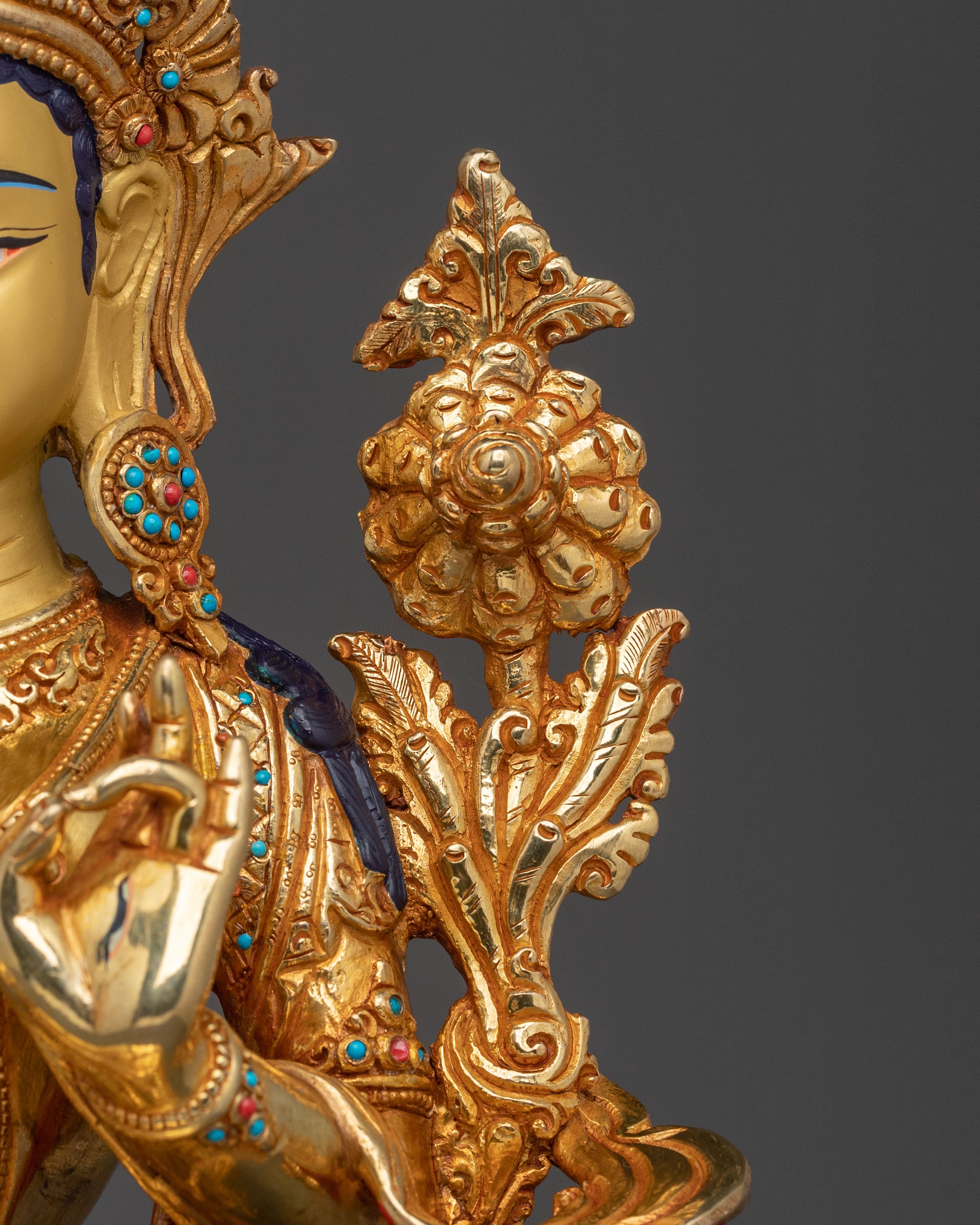 White Tara Sacred Statue | Buddhist Goddess