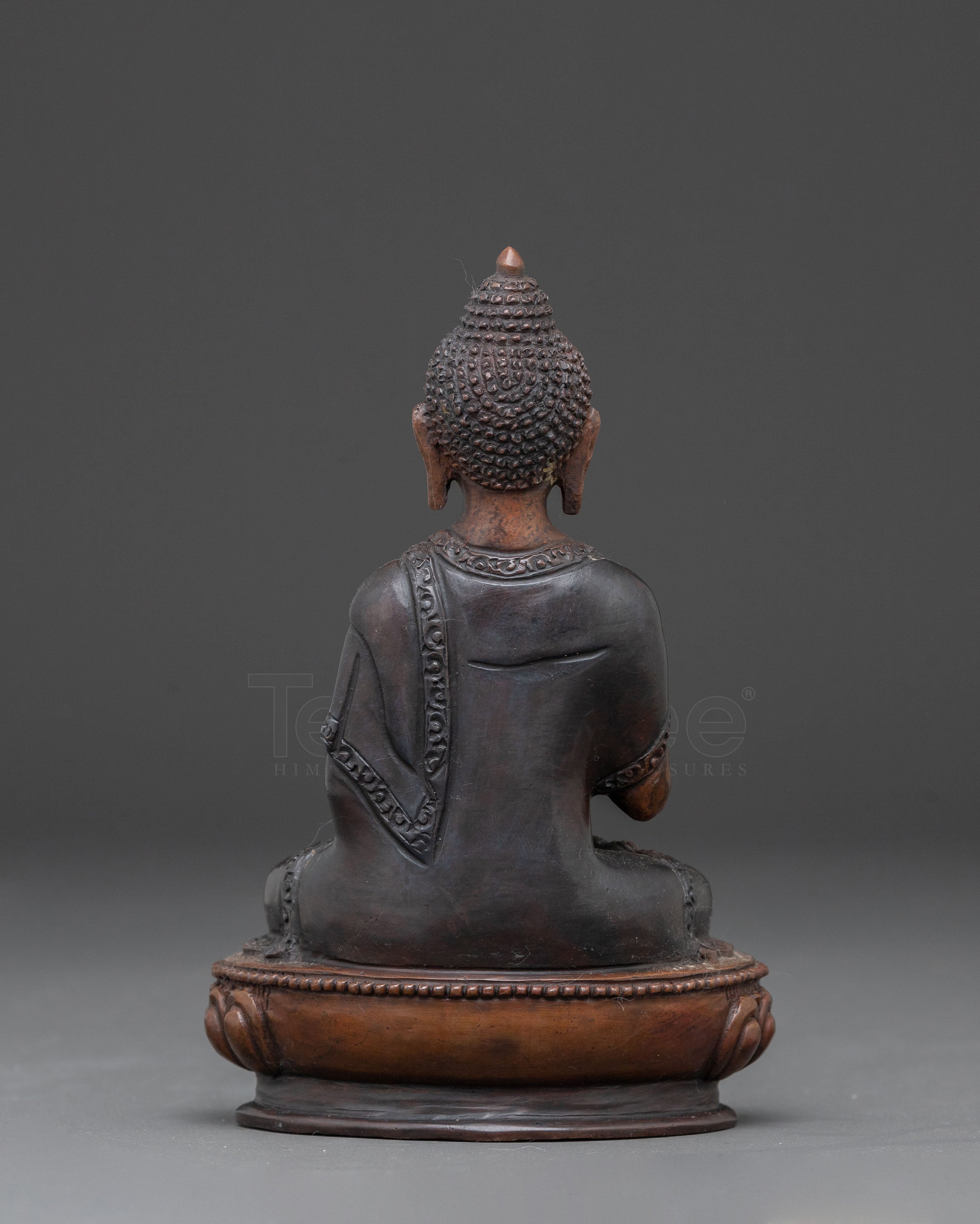 Handmade Amogasiddhi Oxidized Copper Statue | Protector Buddha