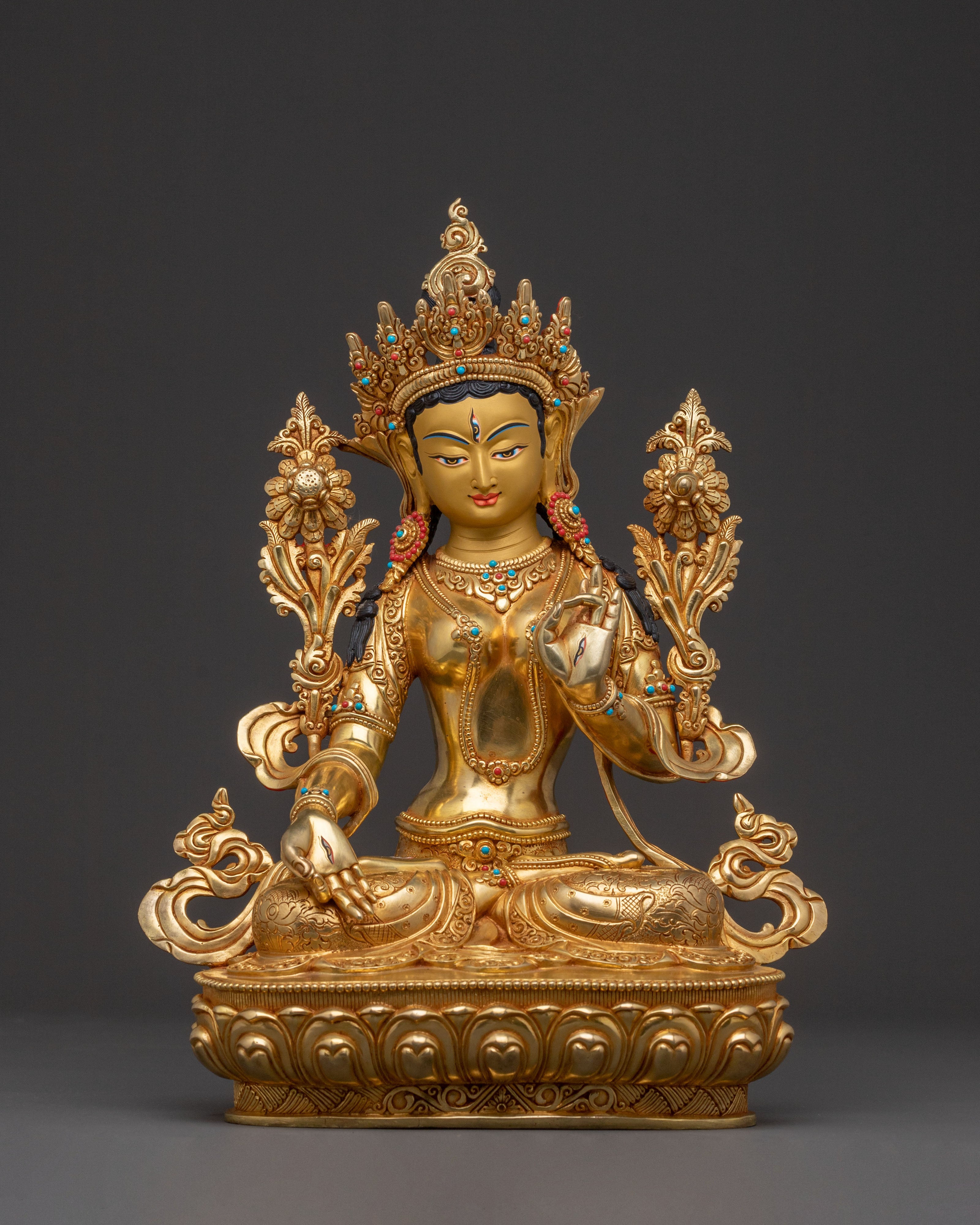  White Tara Blessing Statue