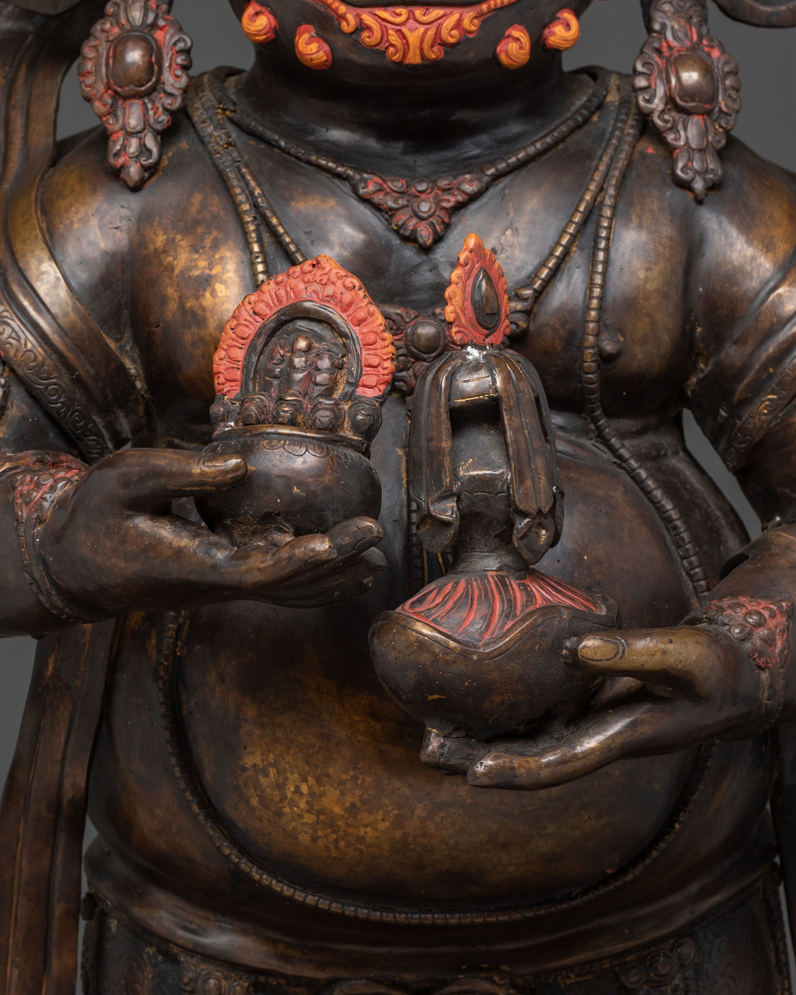 White Mahakala Statue | Tibetan Buddhist Protector