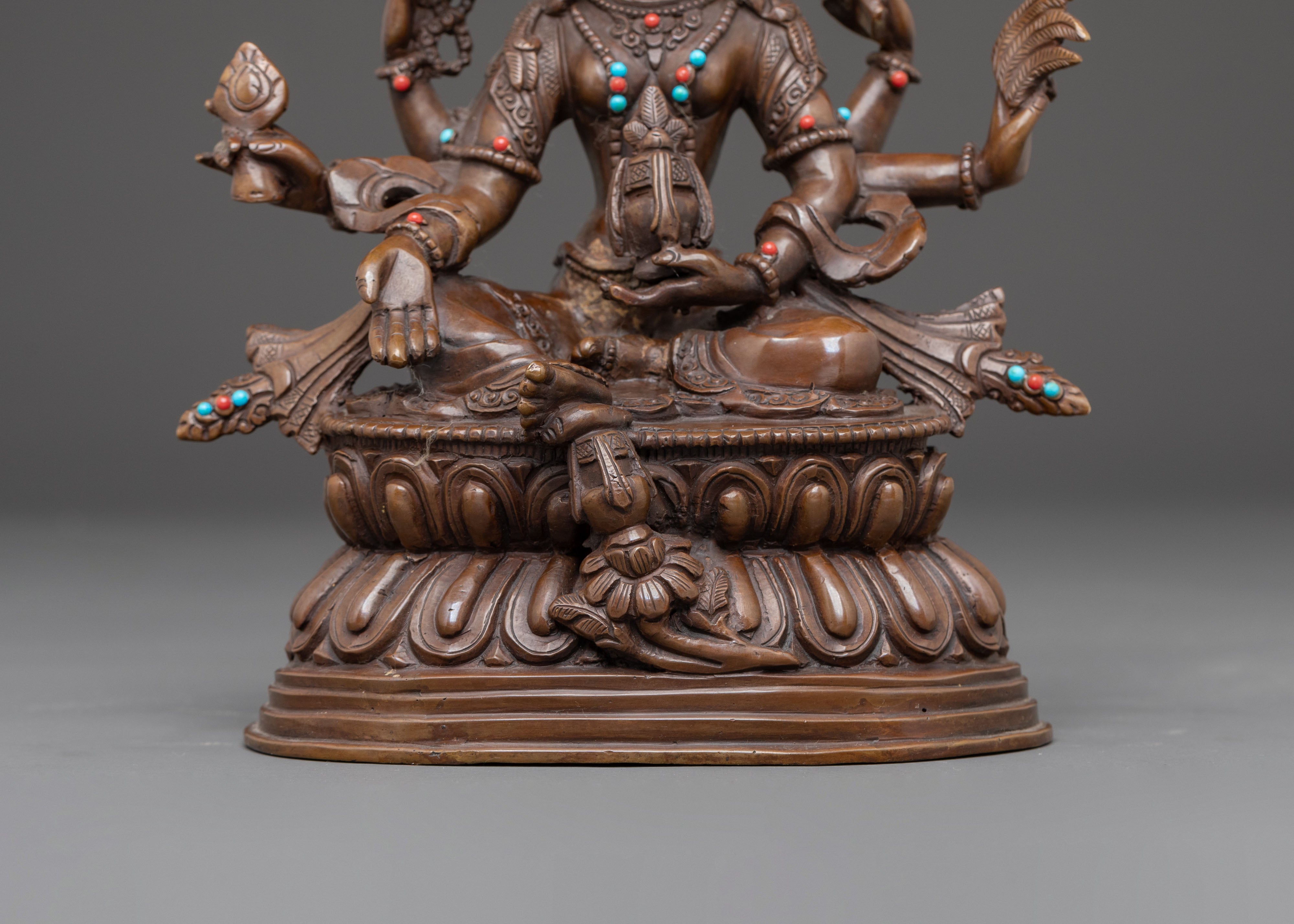 Goddess of Wealth Vasudhara Statue | Prosperity Deity