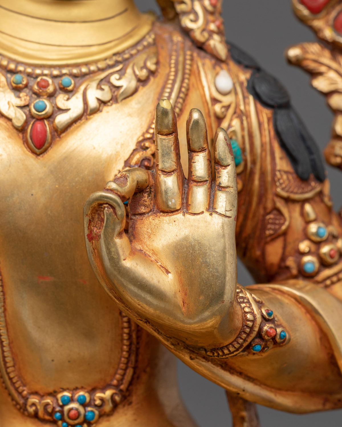 Manjughoṣa Statue | The Radiant Voice of Wisdom
