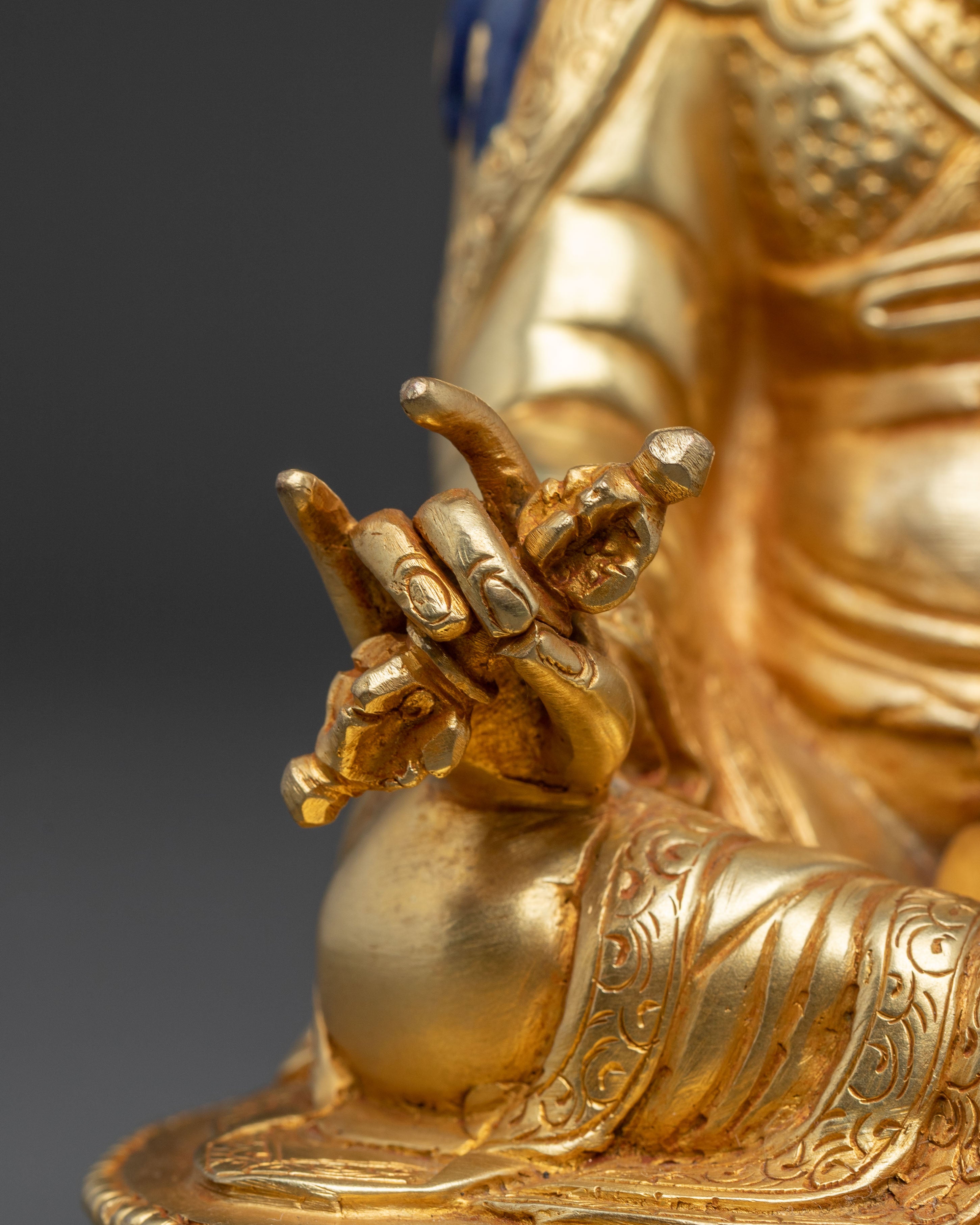 Handmade Copper Statue of Padmasambhava | Tantric Buddhist Master