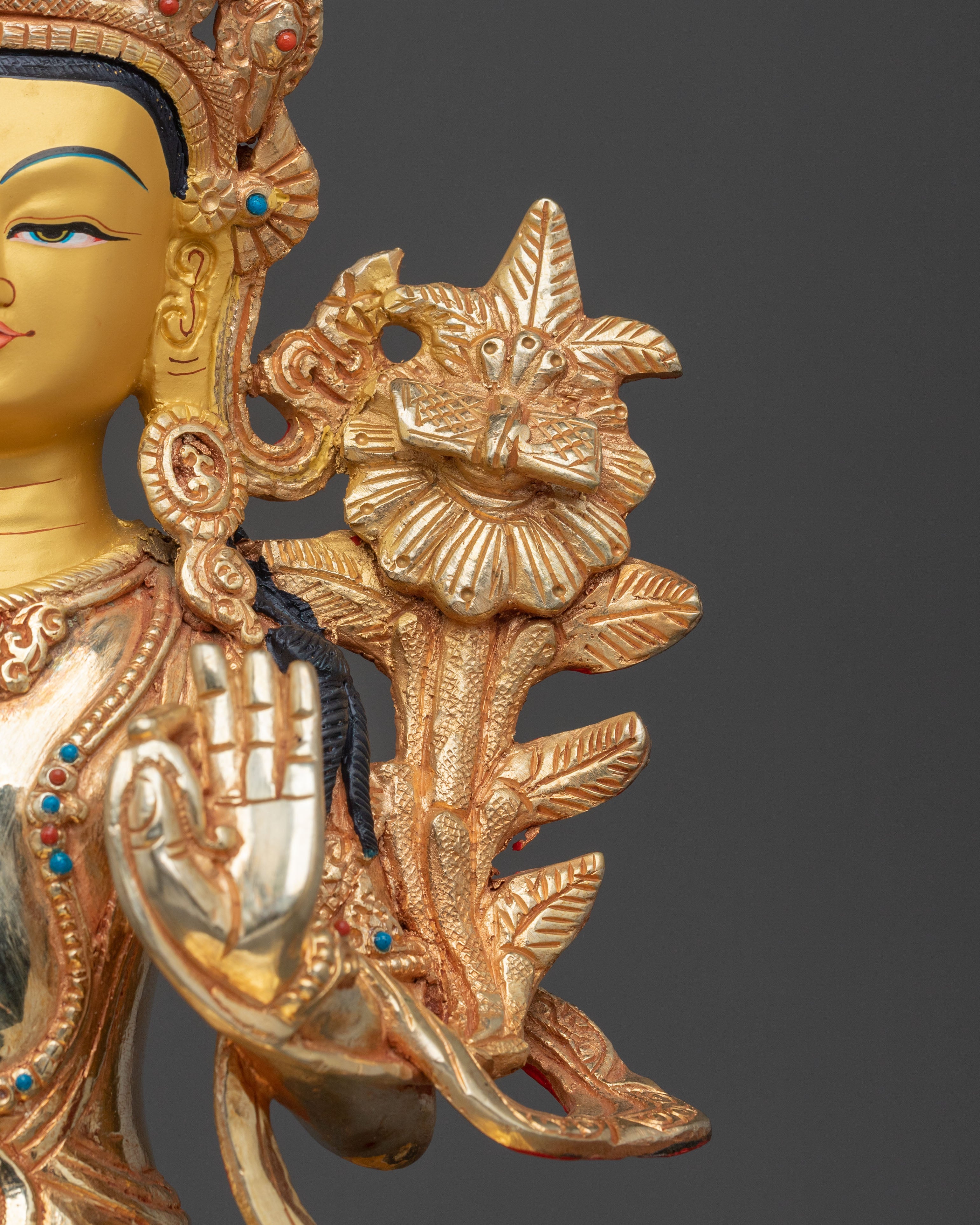 Manjushri Sacred Figurine | Altar Home Decor