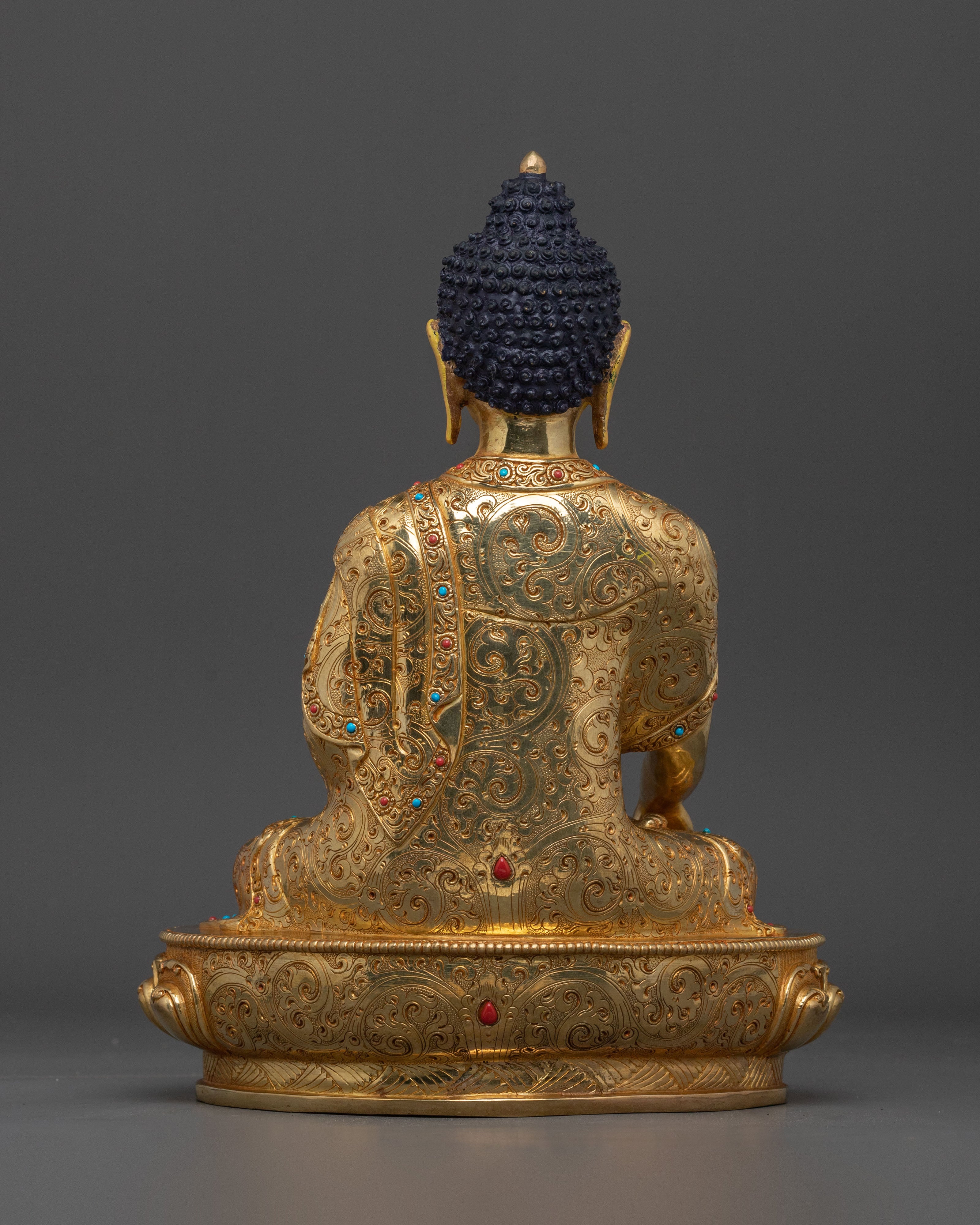 A Traditional Tibetan Shakyamuni Buddha Statue