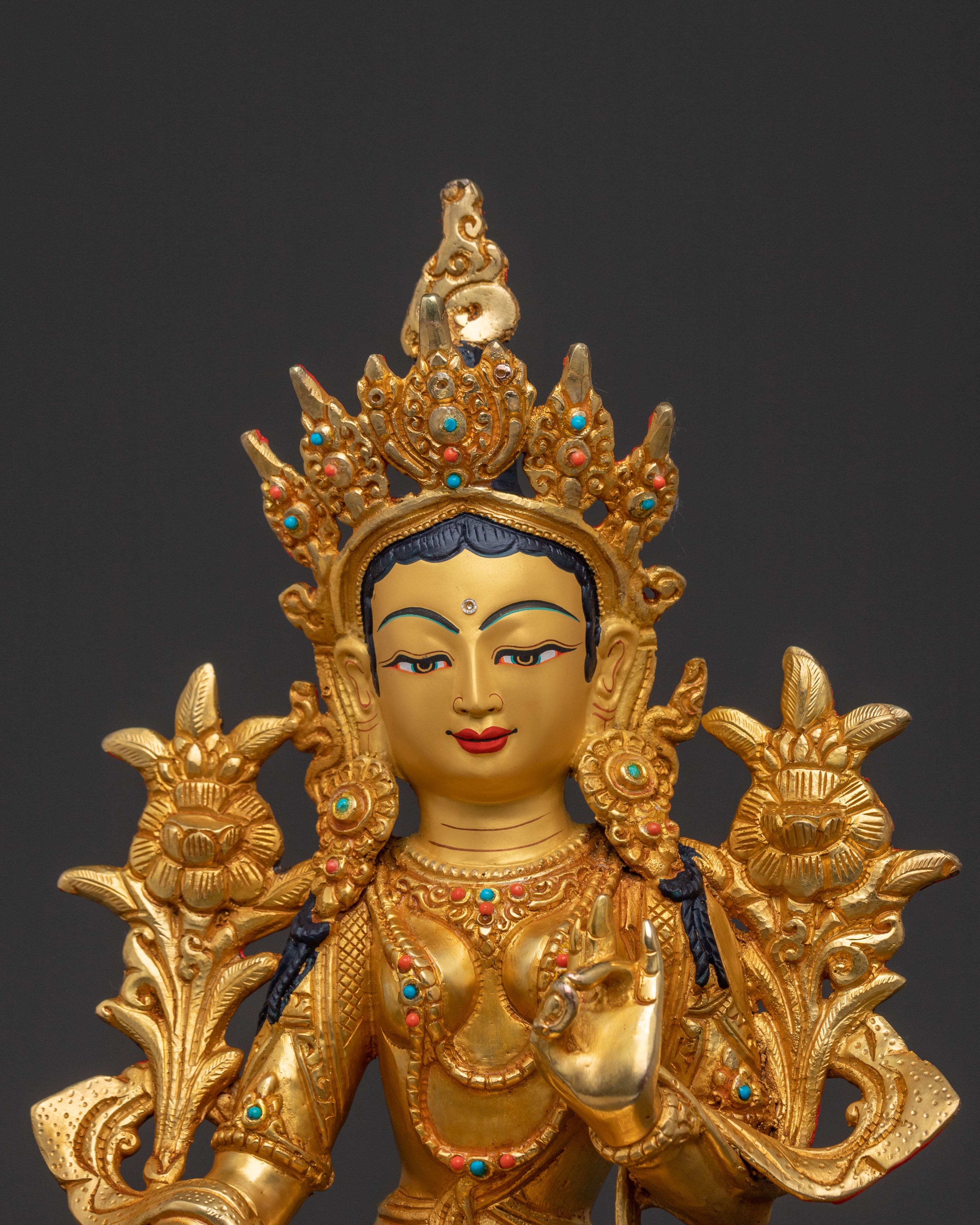 Guardian Green Tara Statue | Figure for Protection