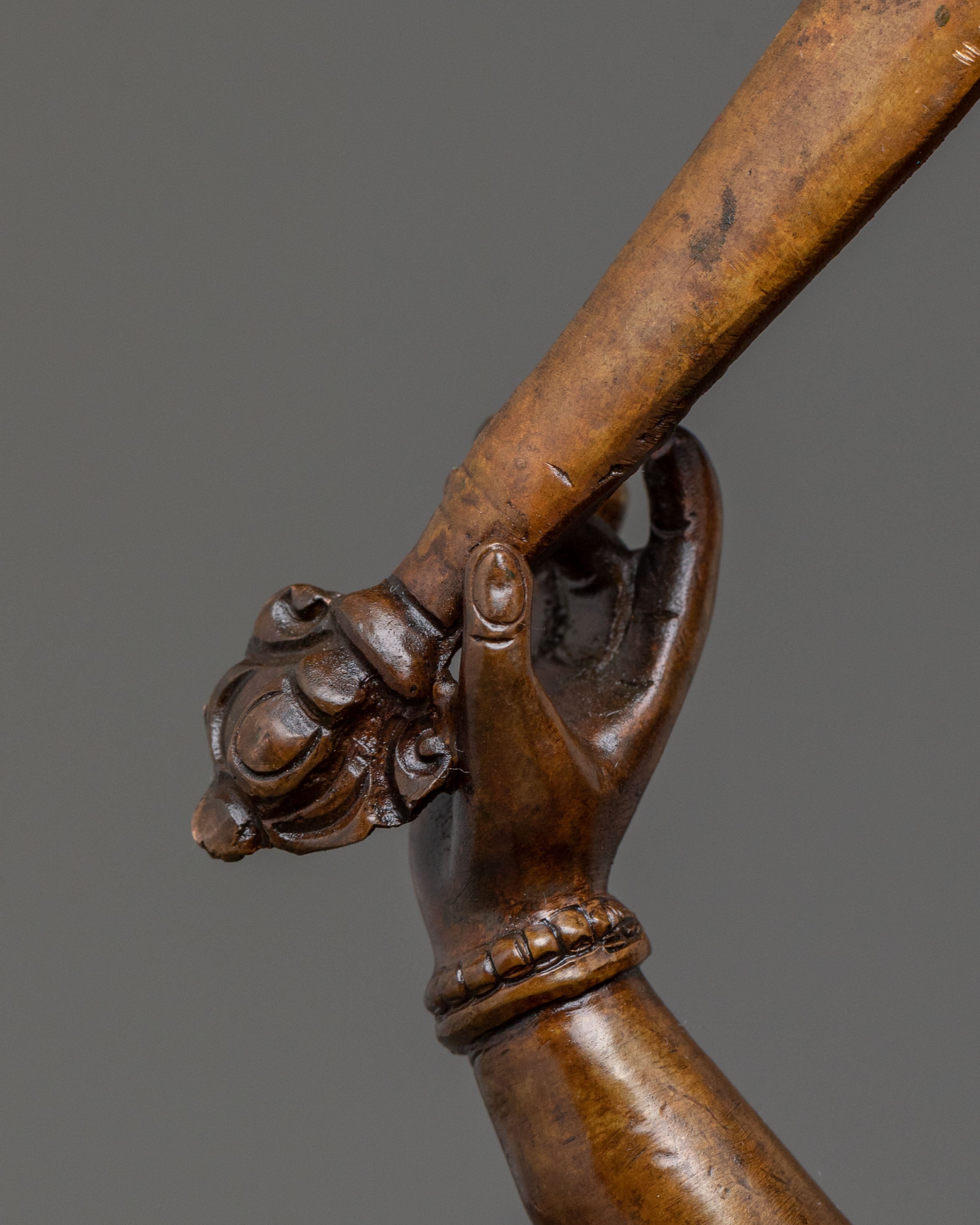 Handcrafted Maha Manjushri Wisdom Statue: Bodhisattva of Wisdom