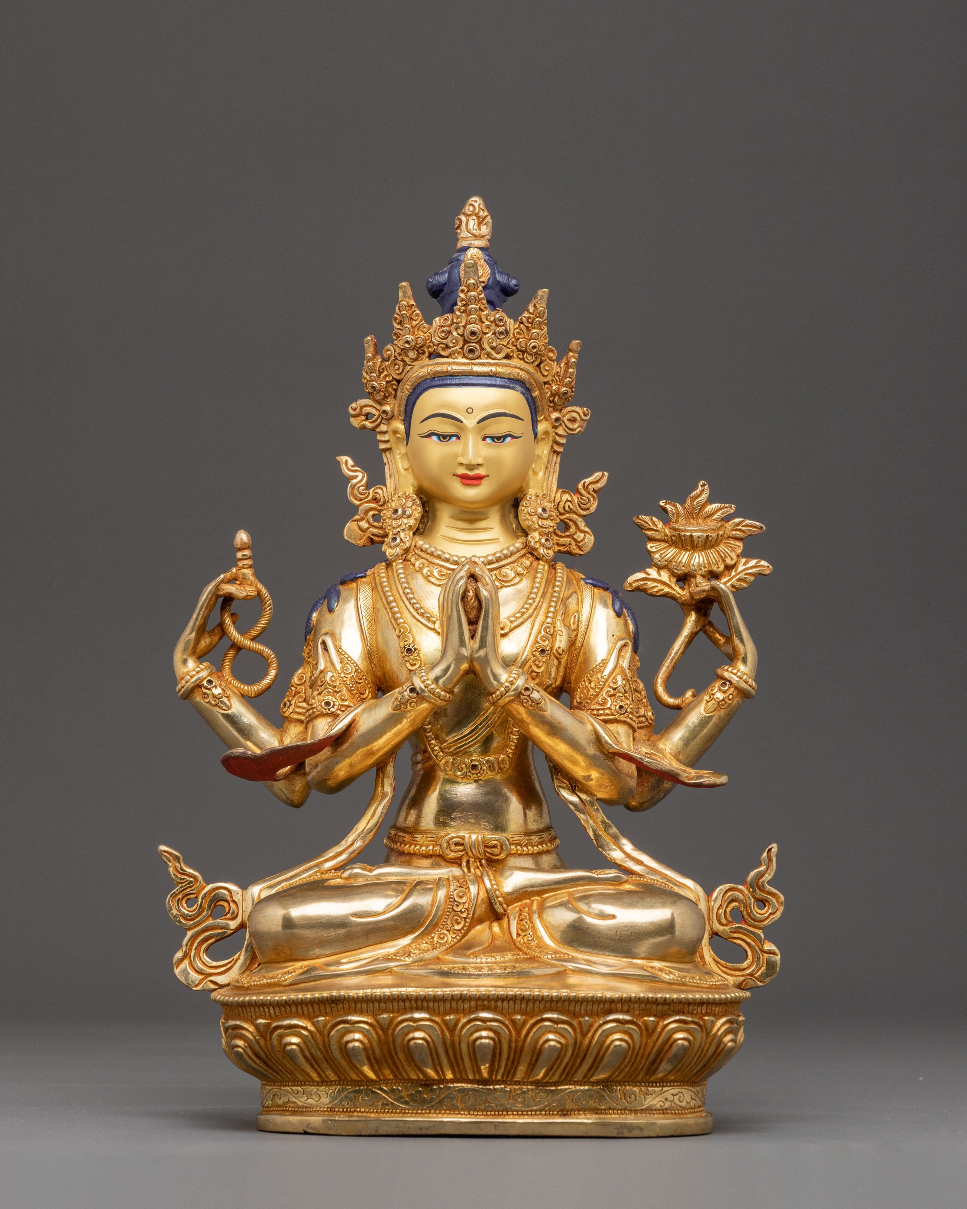 Radiant Statue Of Chenrezig | Bodhisattva of Compassion