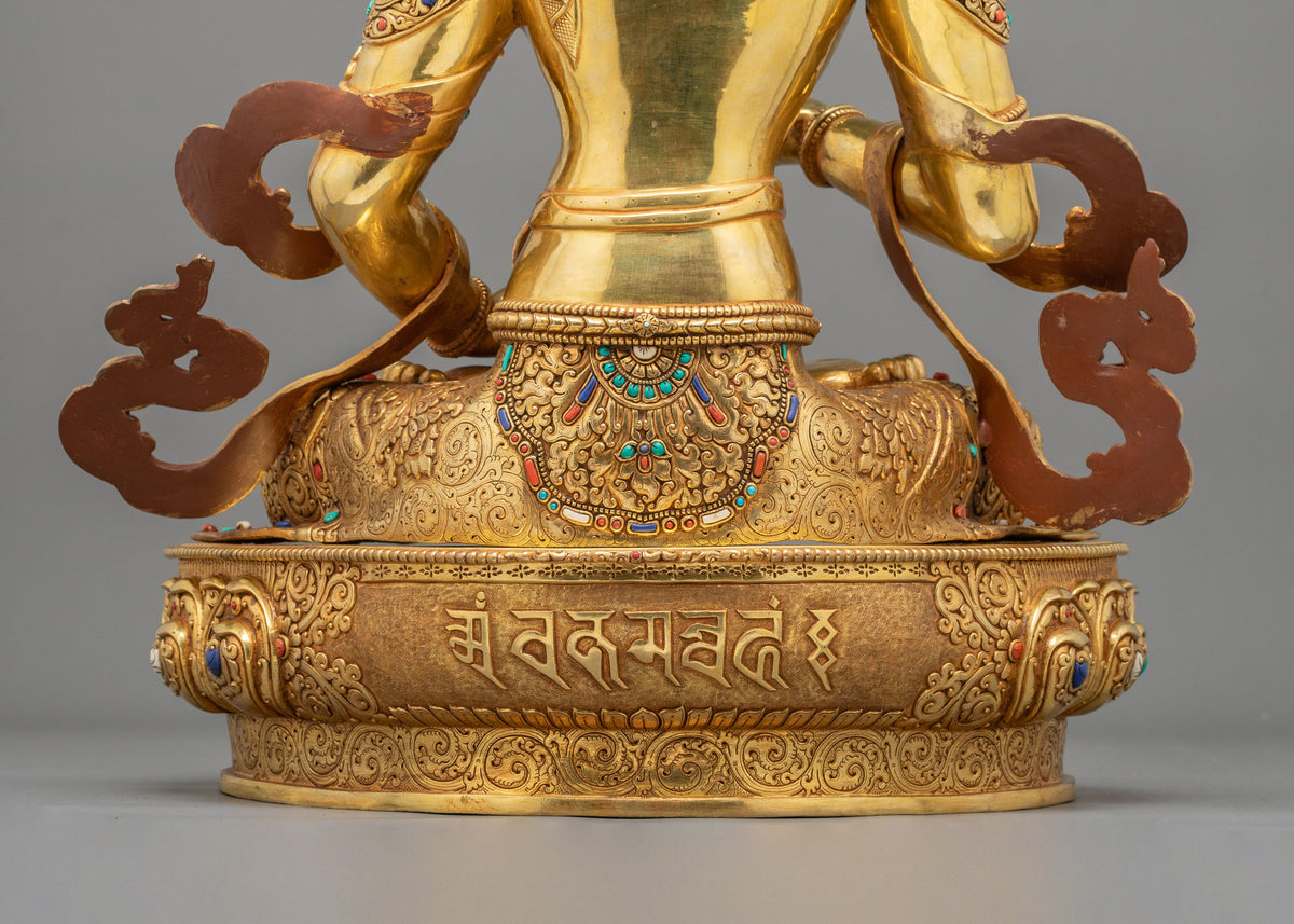 Hand-Carved Vajrasattva Statue | Deity of Purification