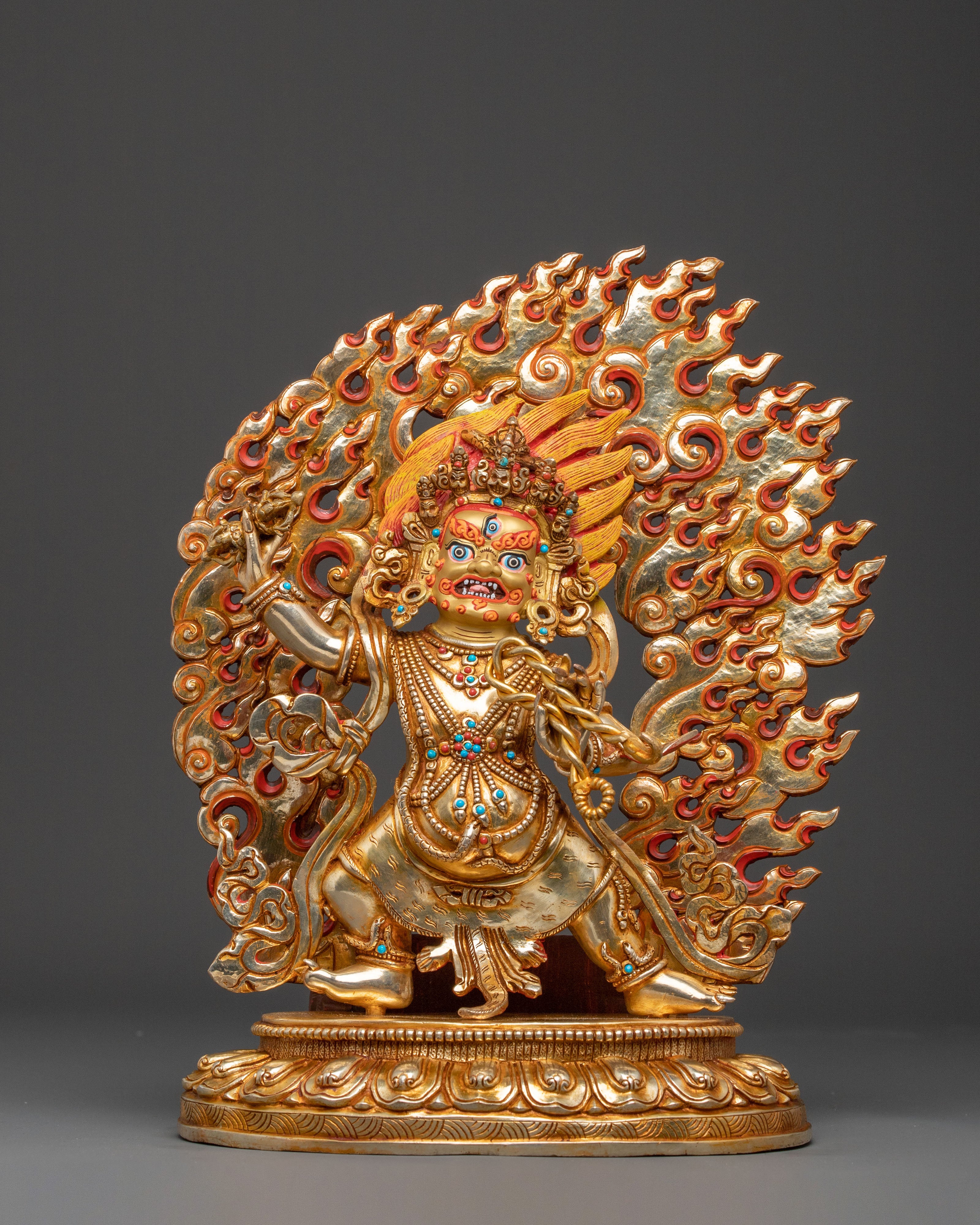 Vajrapani Statue of Dharma Protection | Buddhist Protector Sculpture