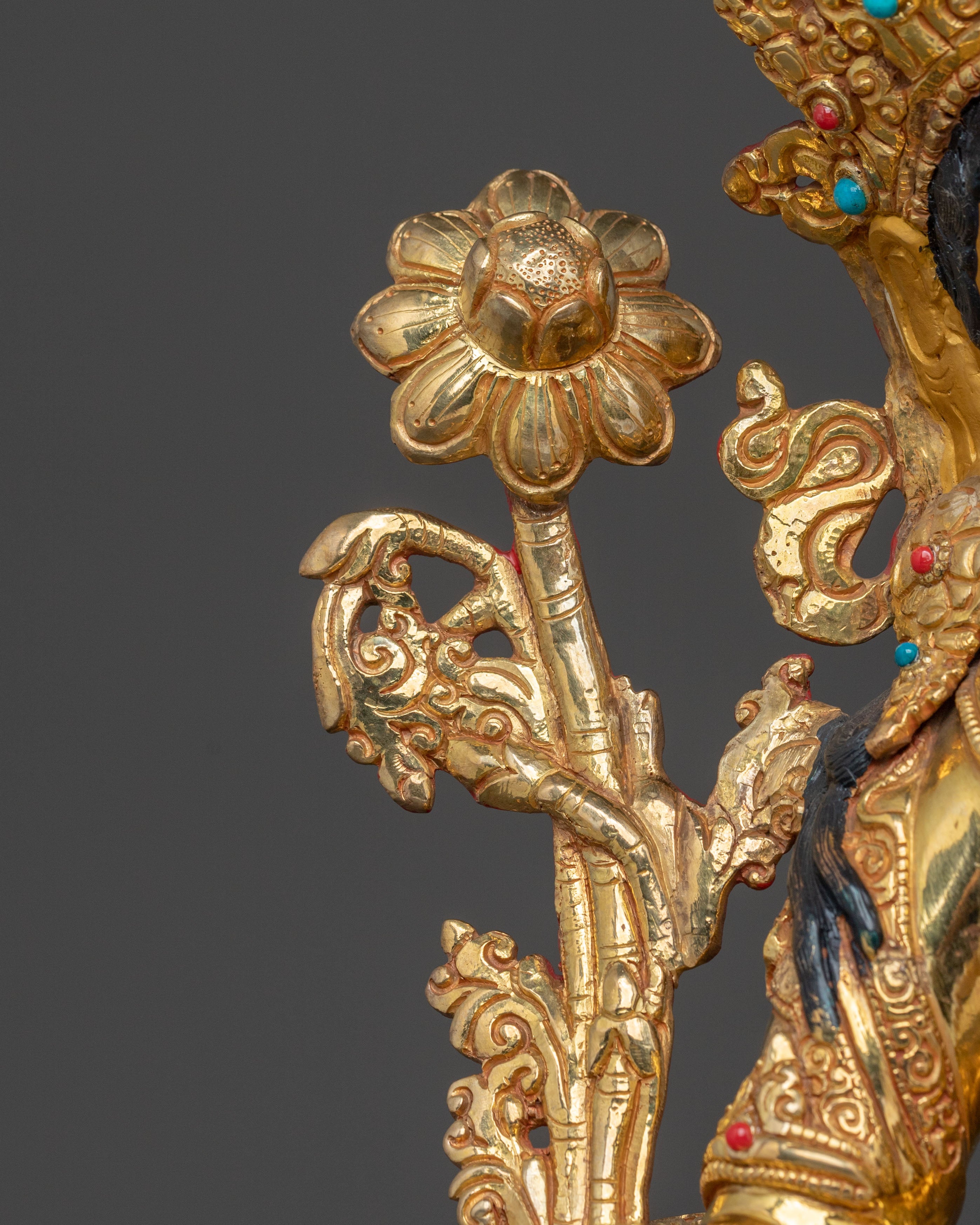 Green Tara Handcrafted Traditional Statue | Buddhist Decor