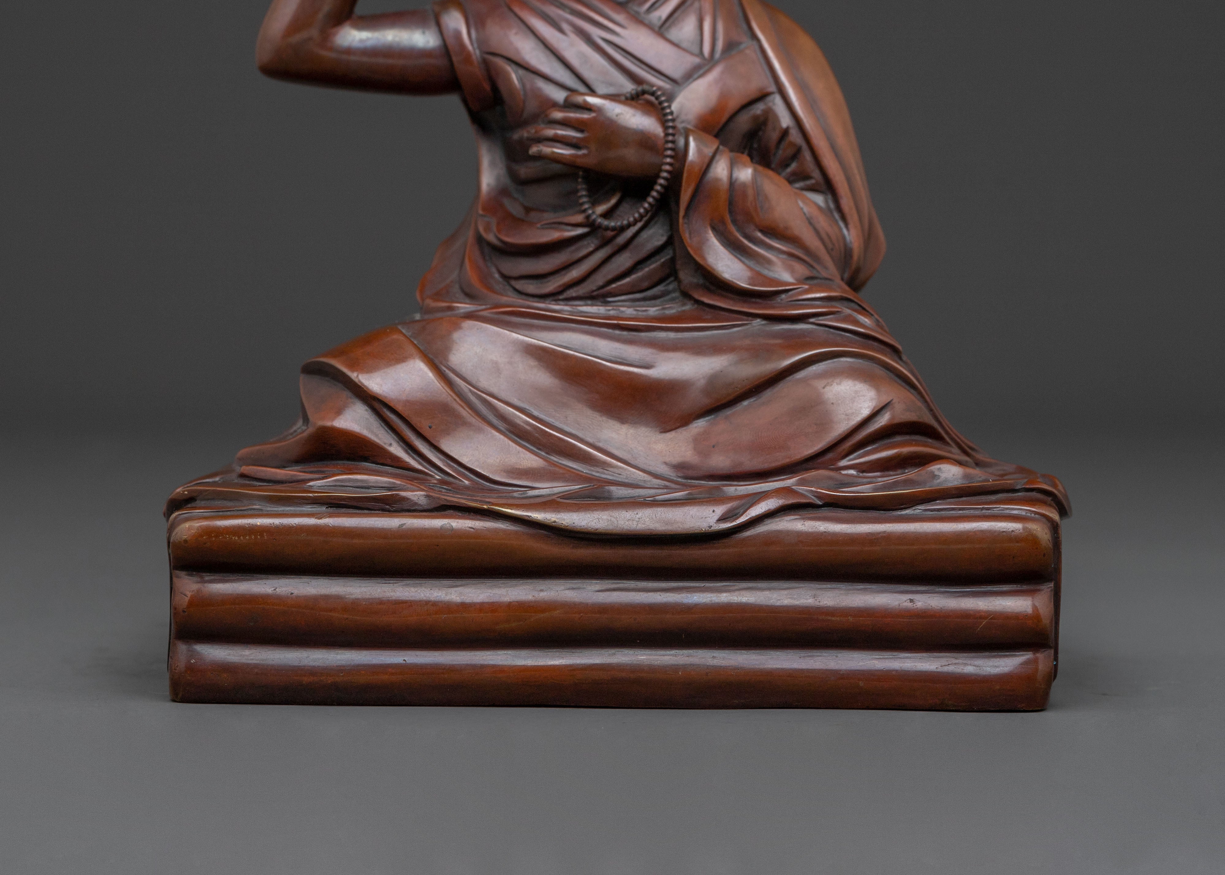 Karmapa Sacred Copper Statue | Spiritual Head