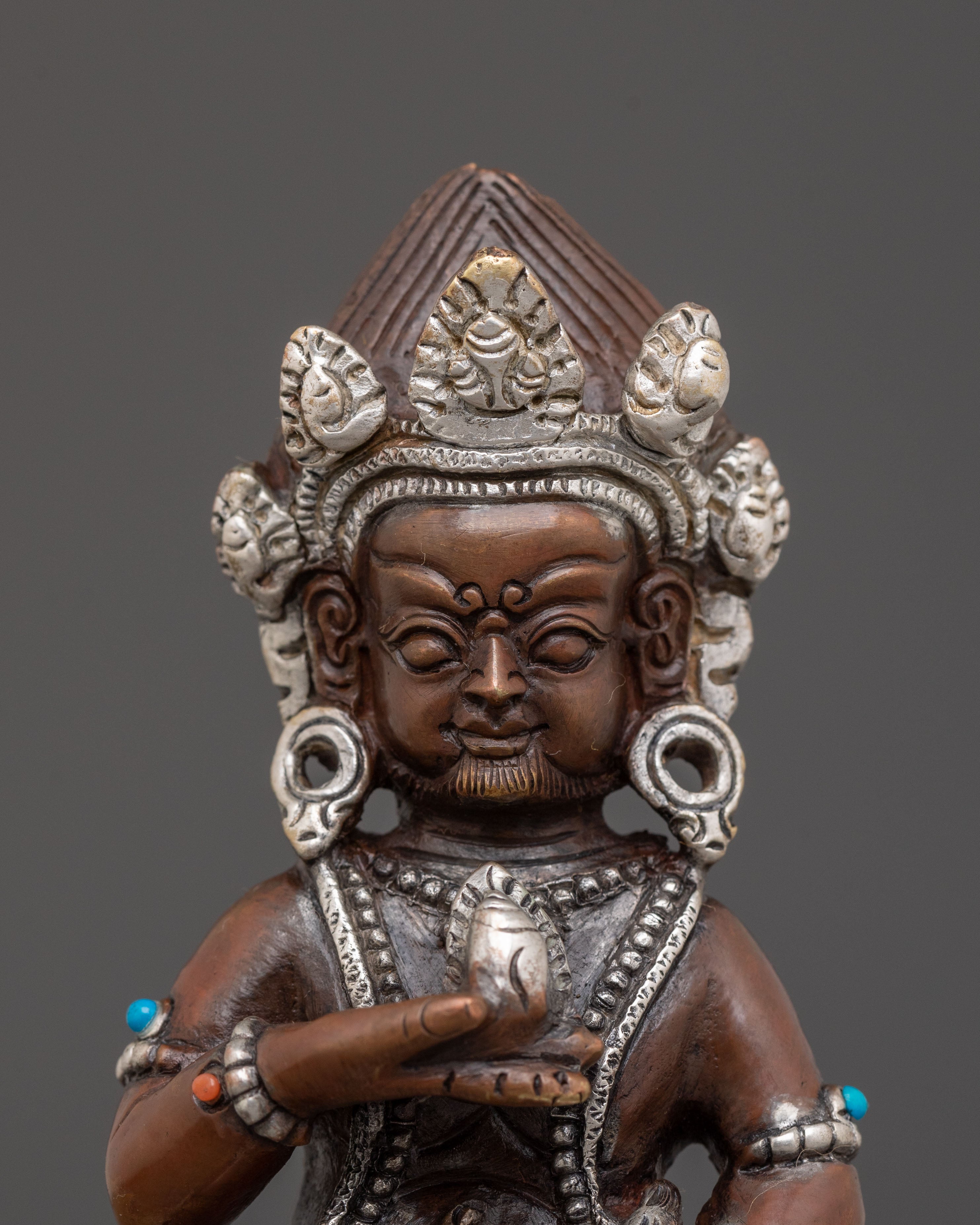 Black Dzambhala Sculpture | Wealth Deity