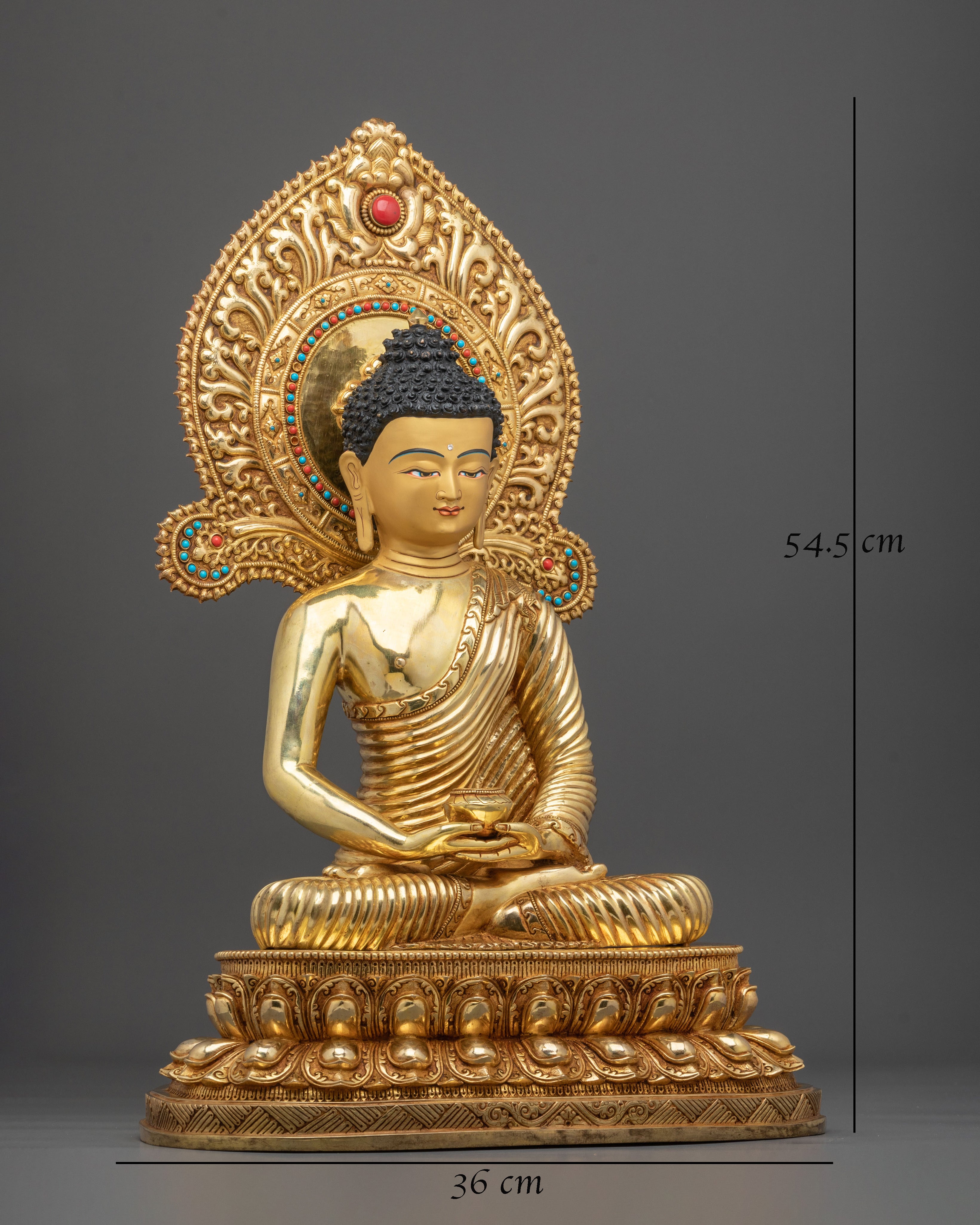Amitabha Buddha Sculpture | Tibetan Buddhist Shrine