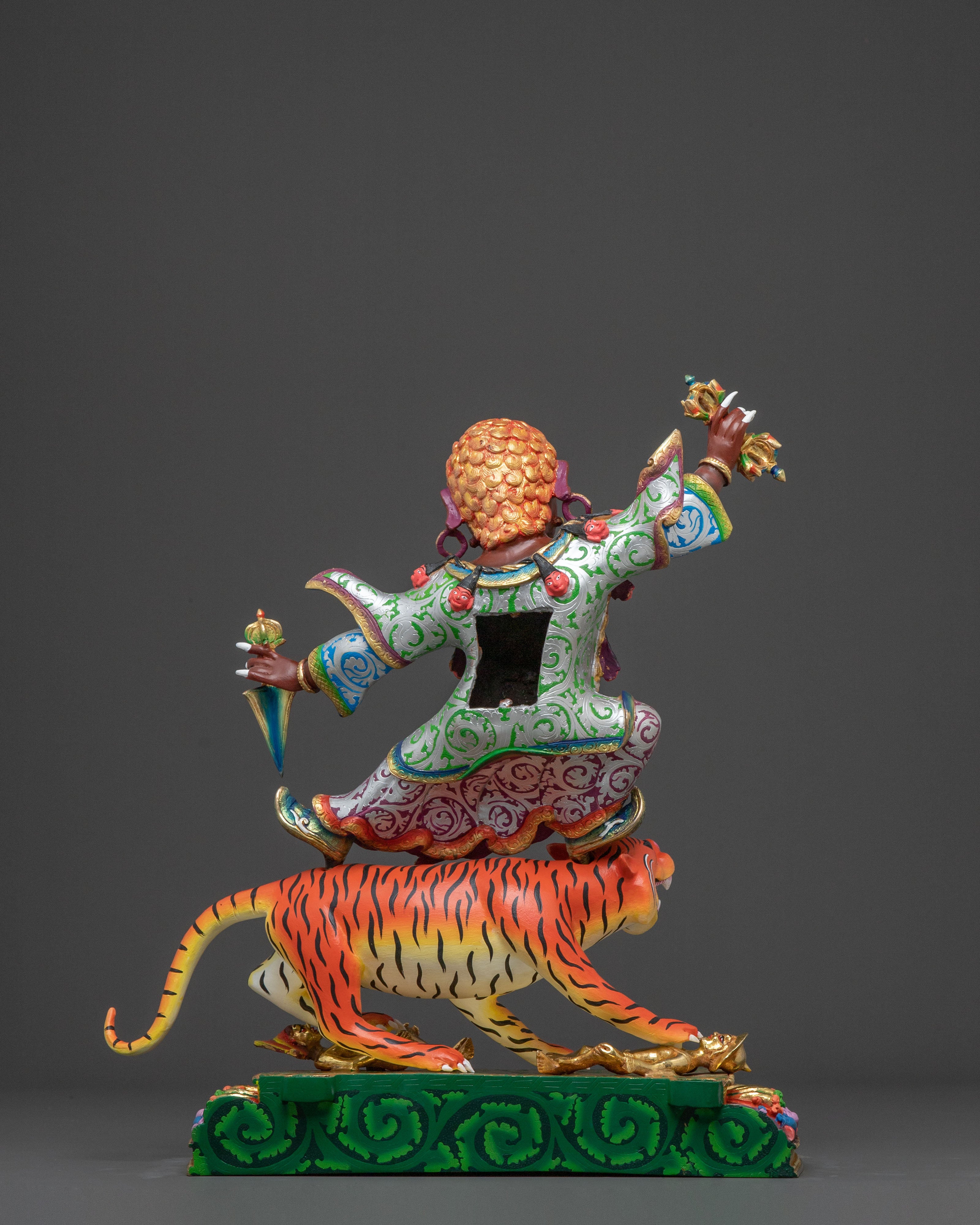 Dorje Drollo Tantric Protector Sculpture for Altar