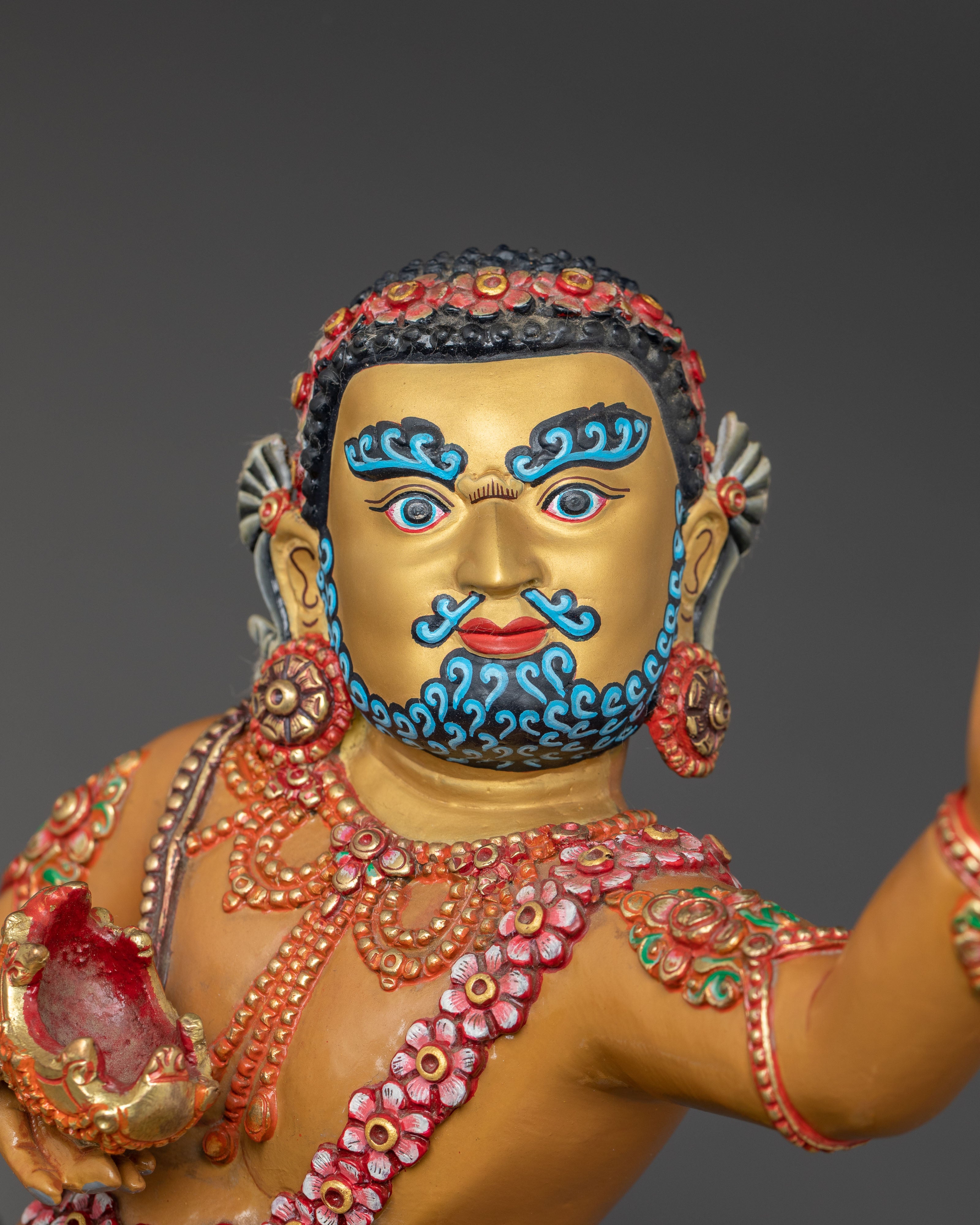 Handmade Virupa Copper Statue | Tantric Master