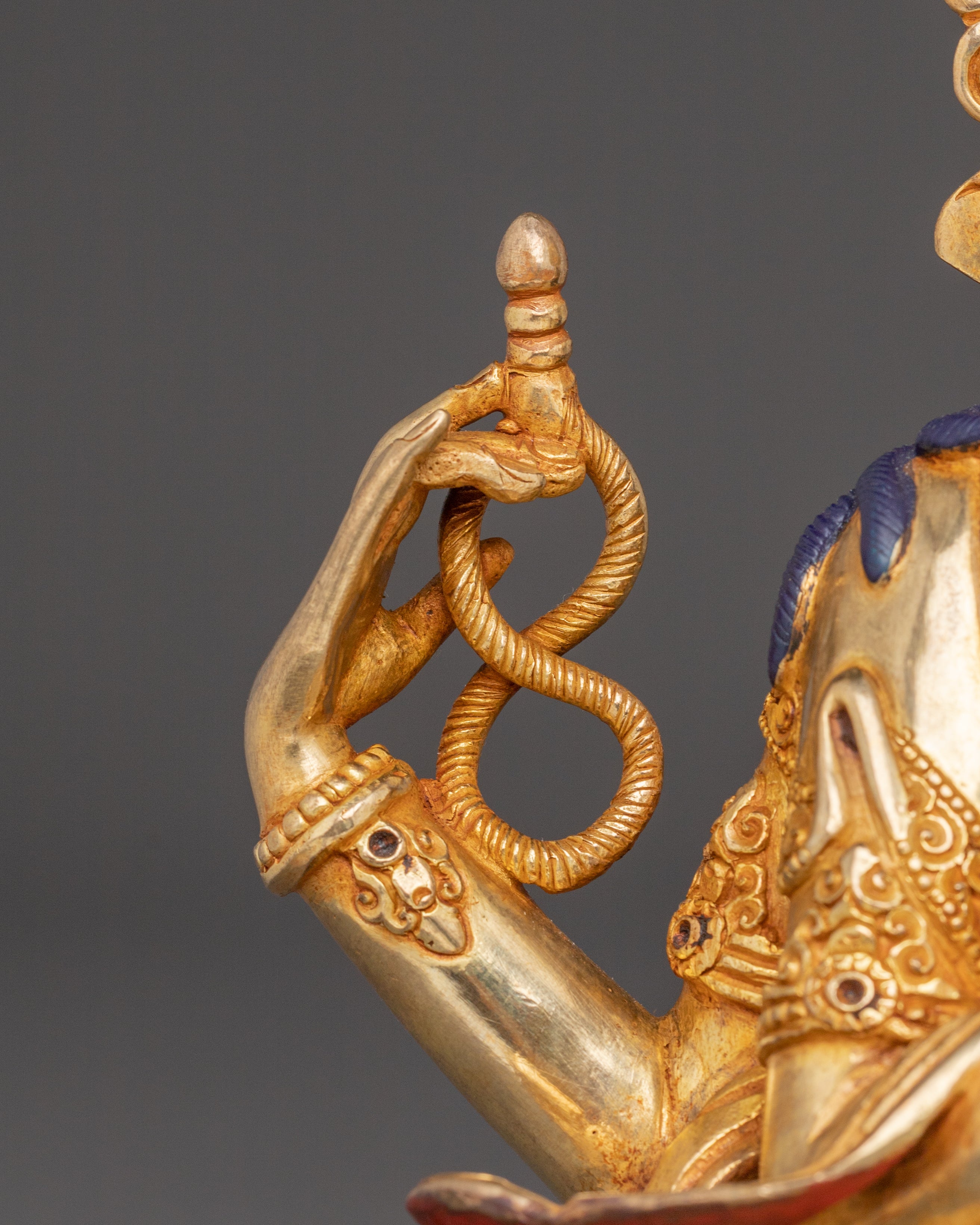 Bodhisattva Chenrezig Golden Statue | Handmade in Nepal