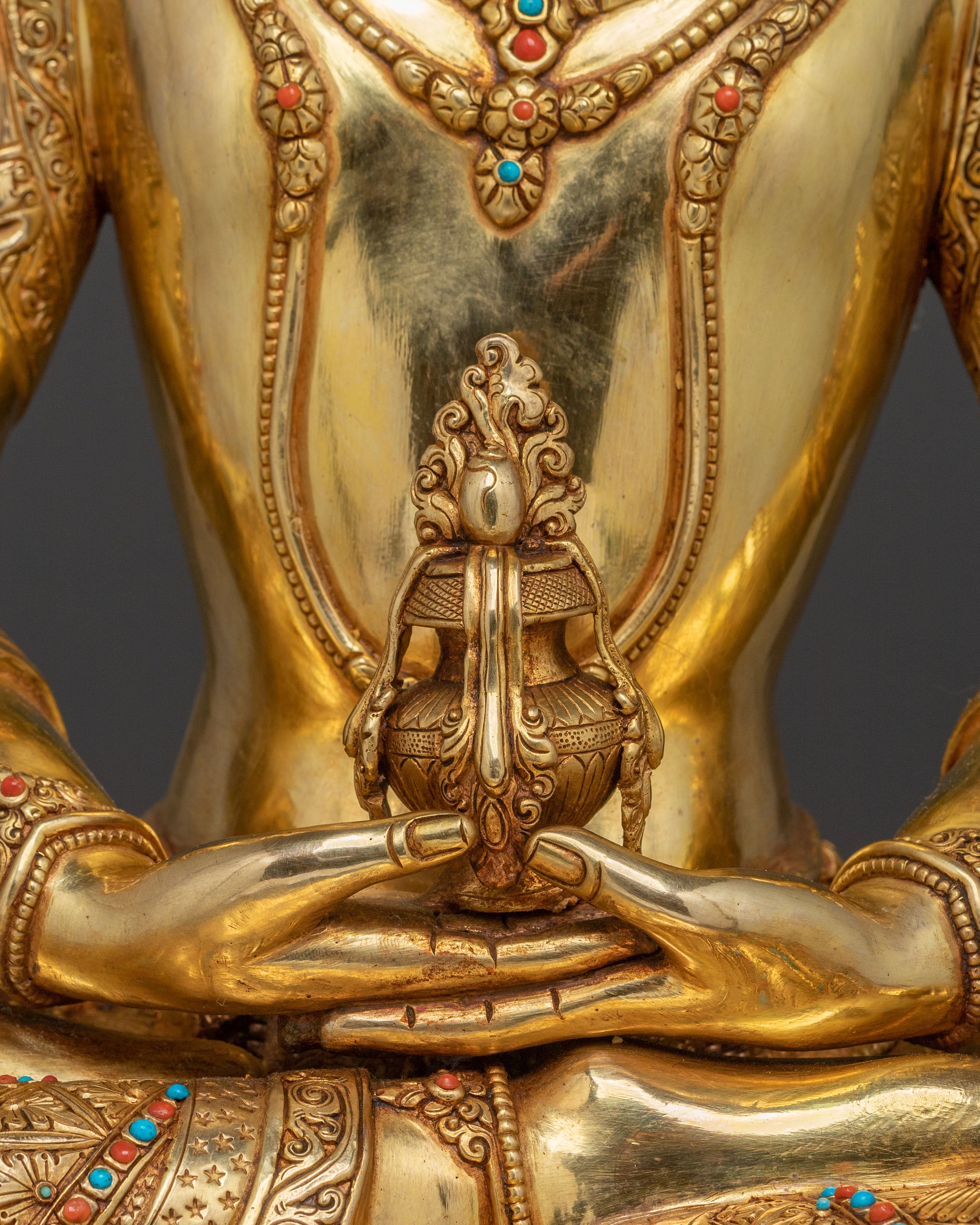 Sacred Amitayus Buddha Statue | Spiritual Figure