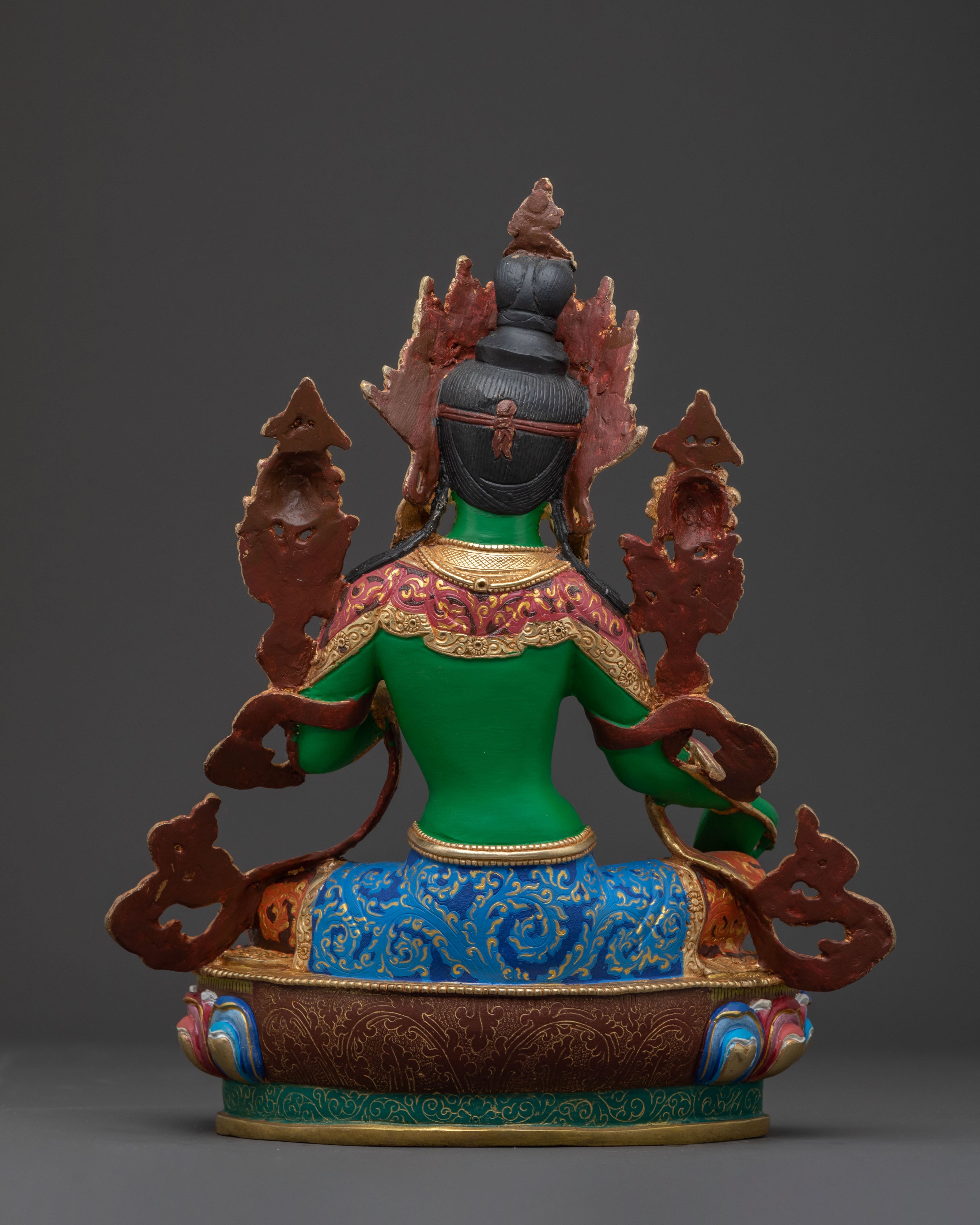 Protector Green Tara Statue – Meditational Decor