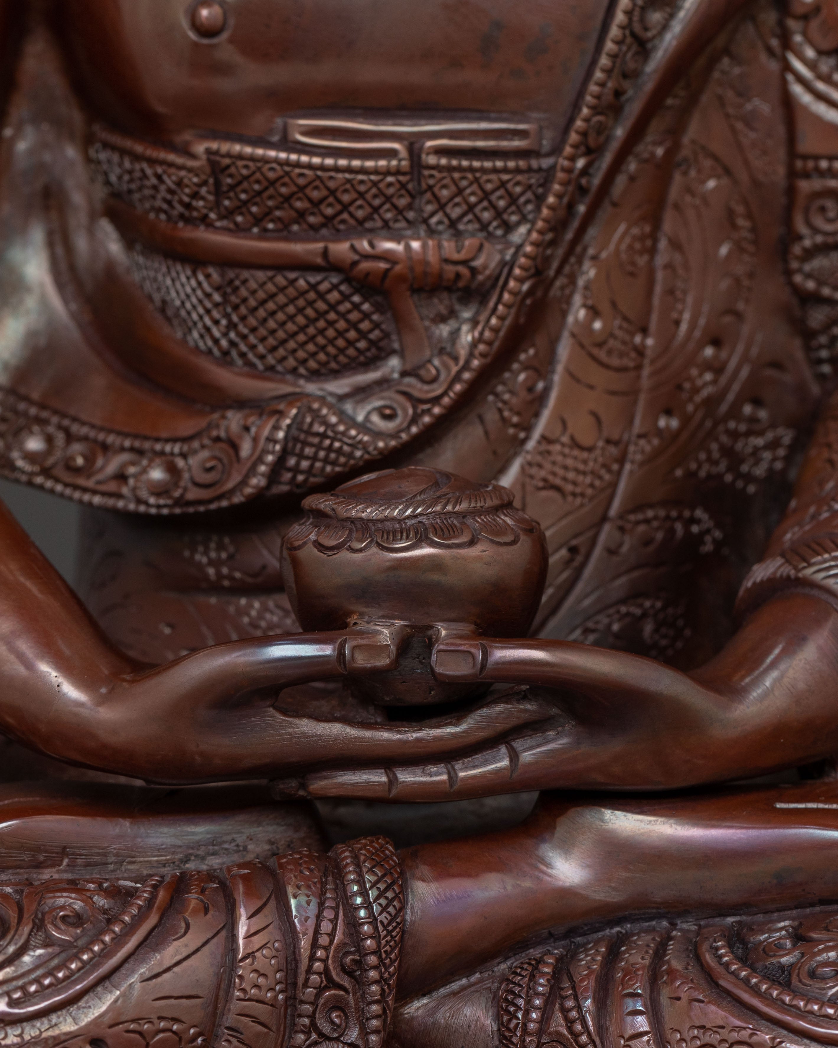 Hand-Carved Amitabha Buddha Statue | Home Decor