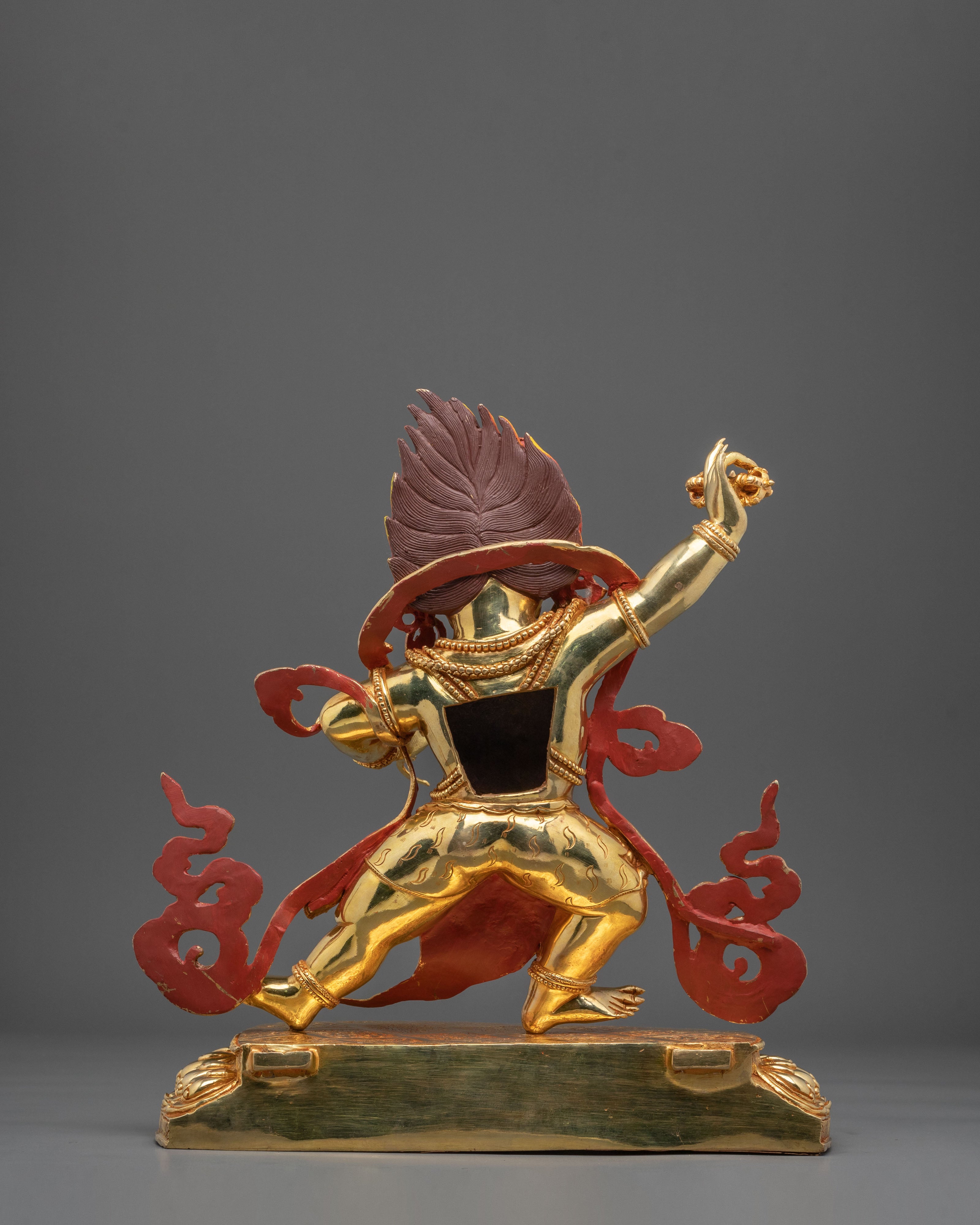 Vajrapani Vajra Holder Bodhisattva Statue | 24K Gold Glided