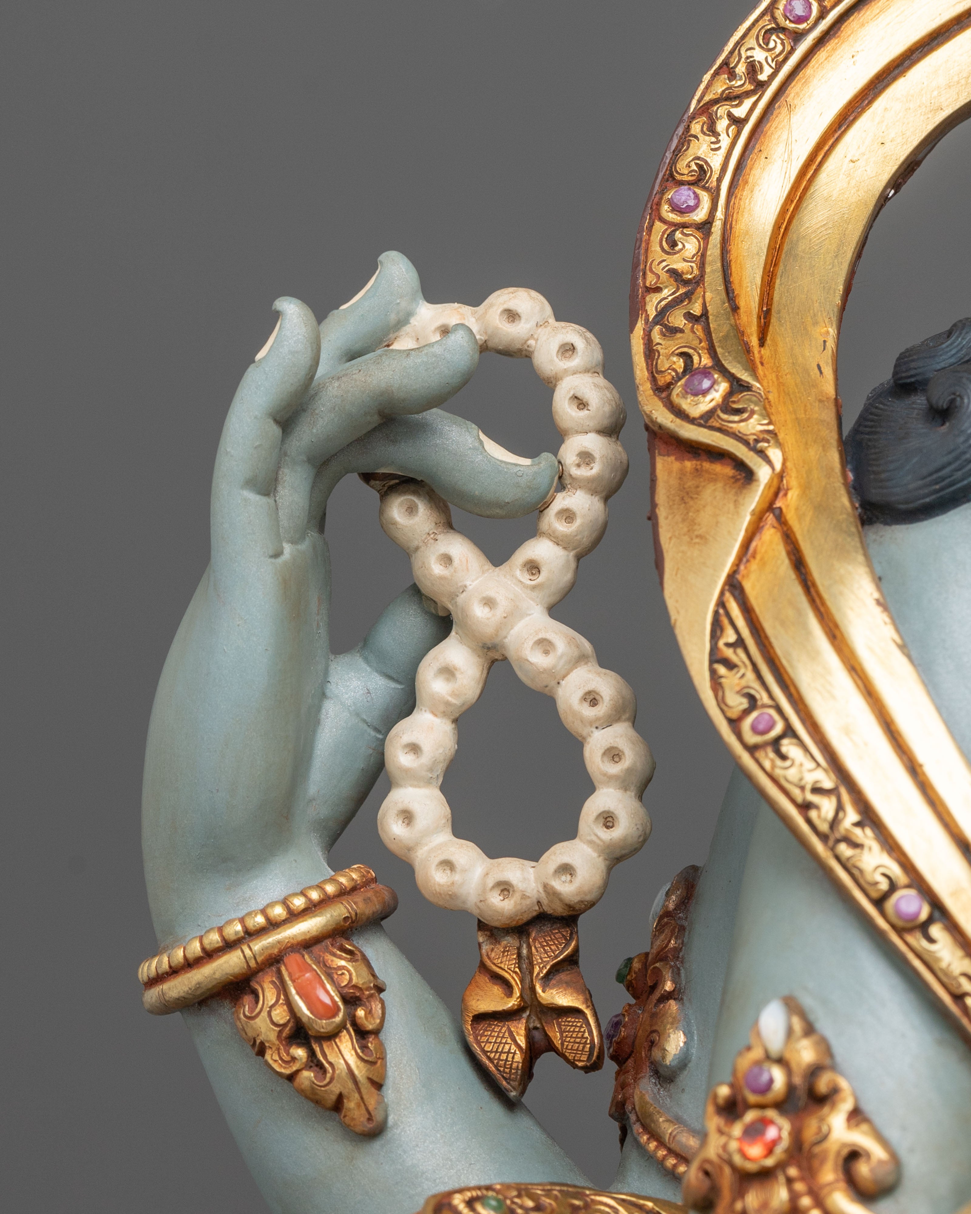 Tibetan Deity Four-Armed Chenrezig Statue | Home Decor