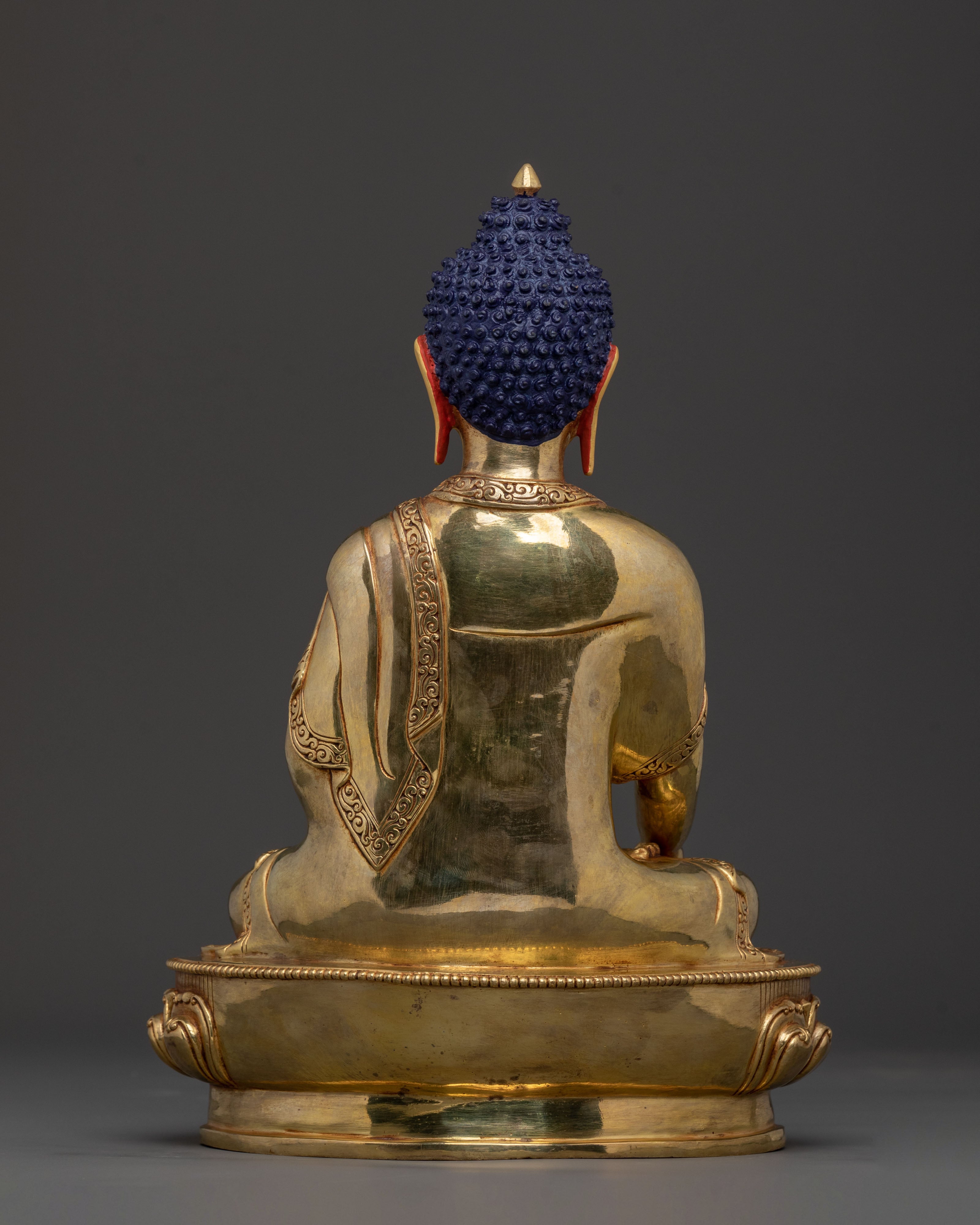Ratnasambhava: 24K Gold Gilded Spiritual Statue