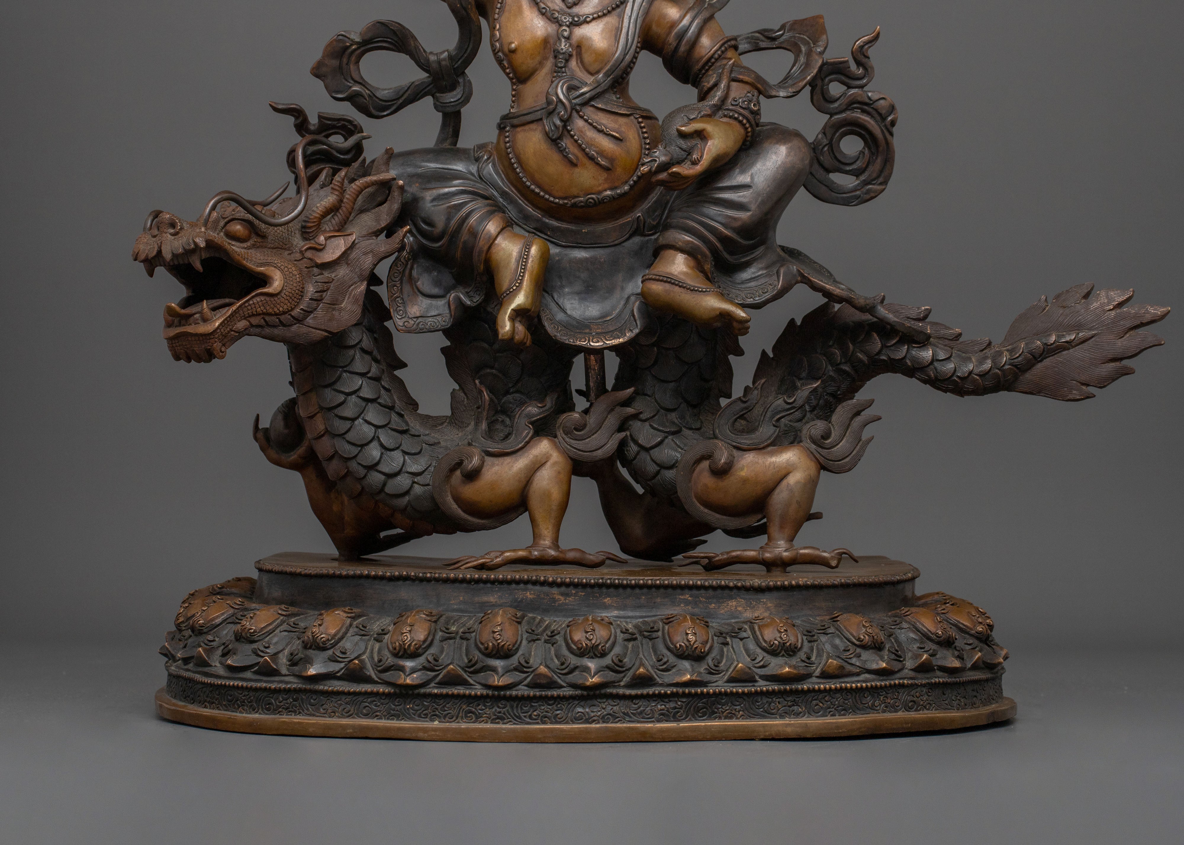 White Dzambhala Statue | Wealth God