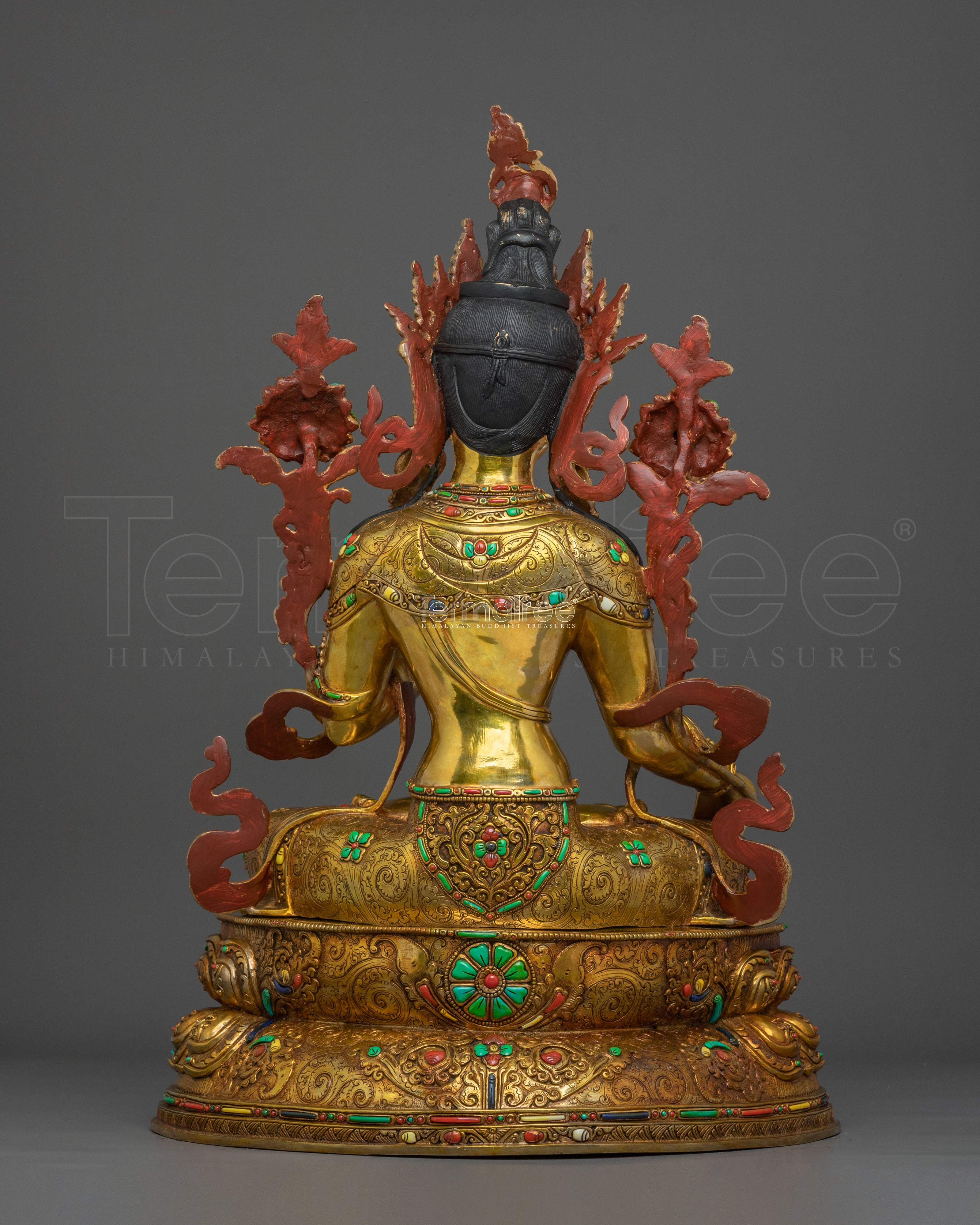Tibetan Buddhist Goddess White Tara Statue | Longevity Deity Sculpture