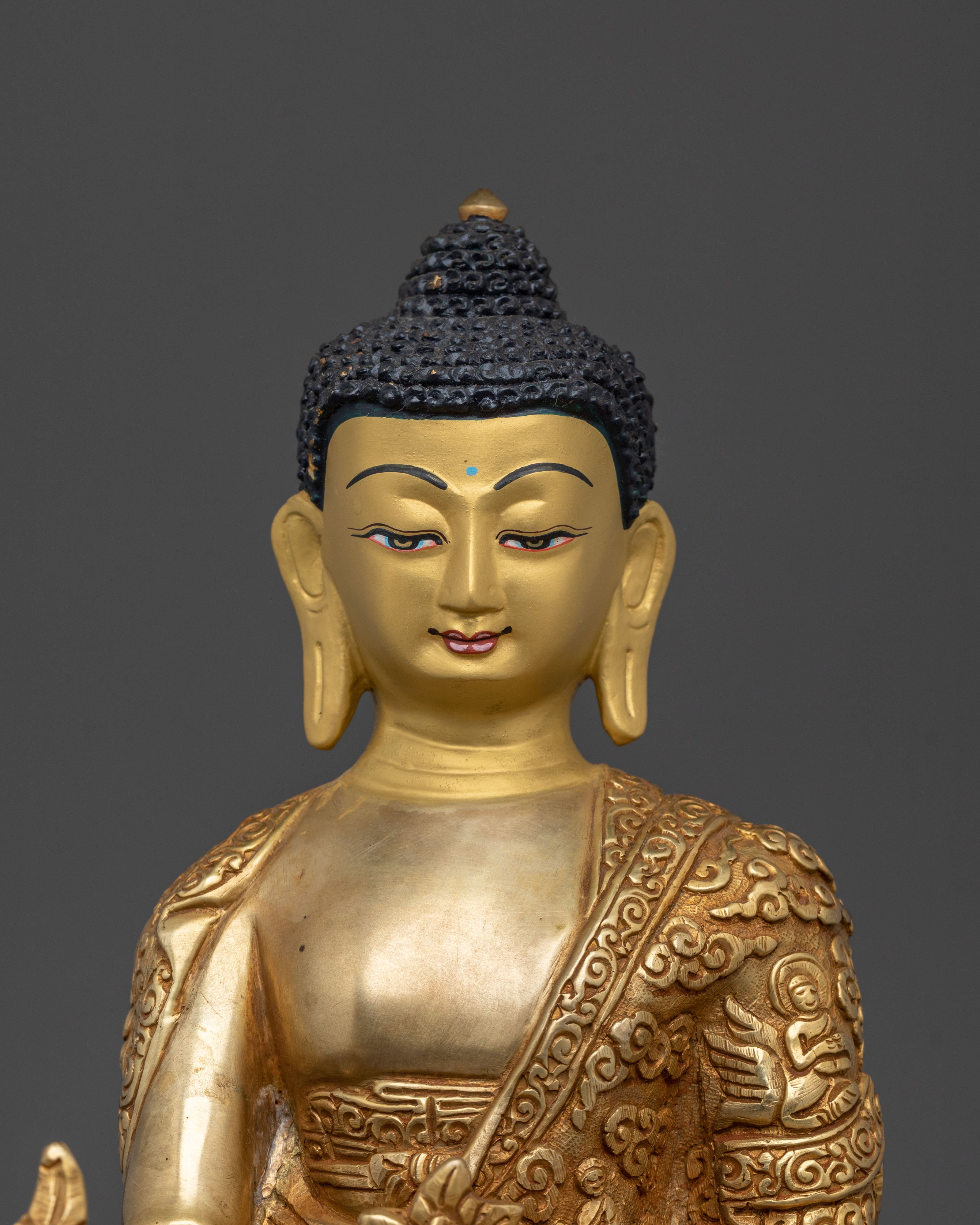 Handmade Medicine Buddha Statue | Healing Deity