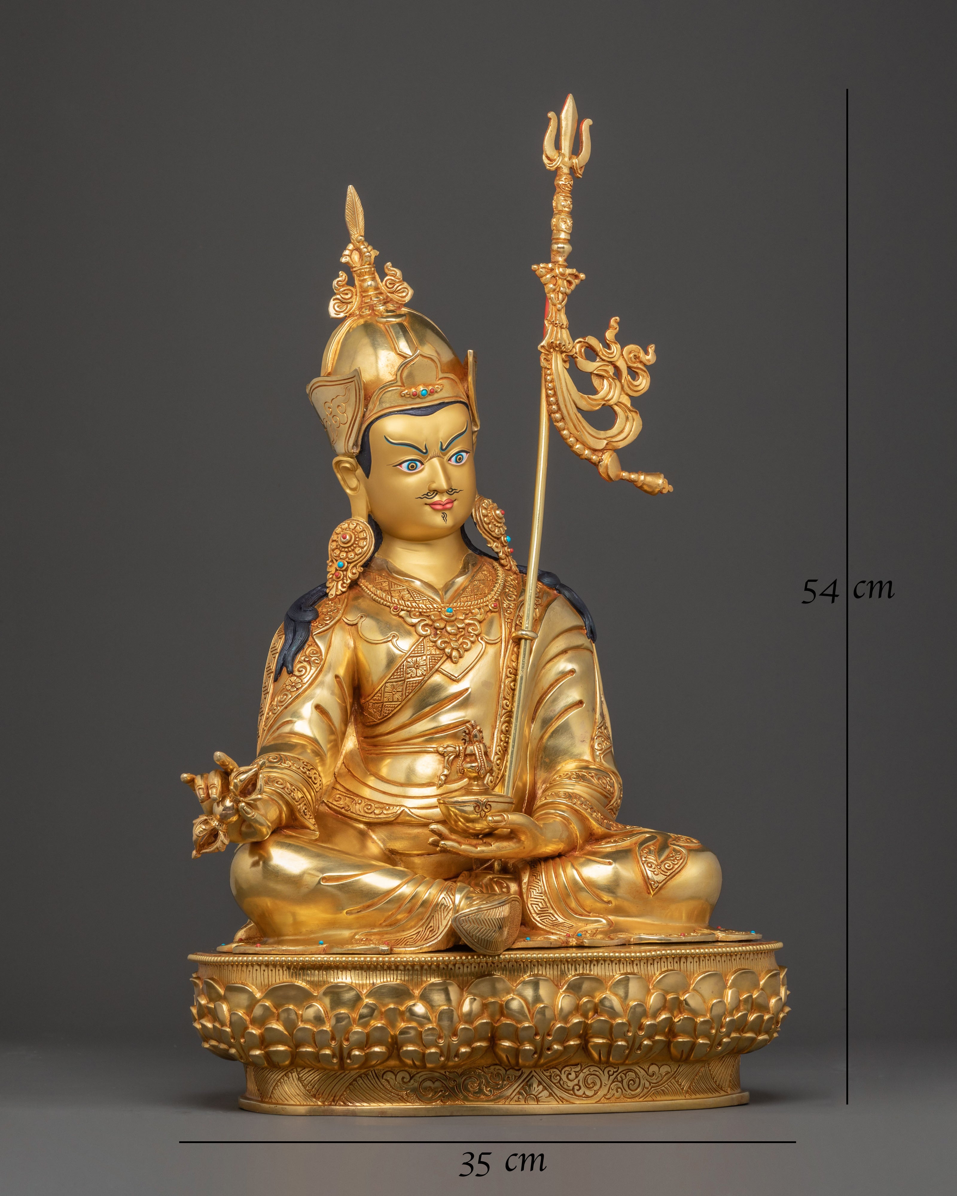 Guru Rinpoche Tibetan Sacred Statue | A Symbol of Divine Power