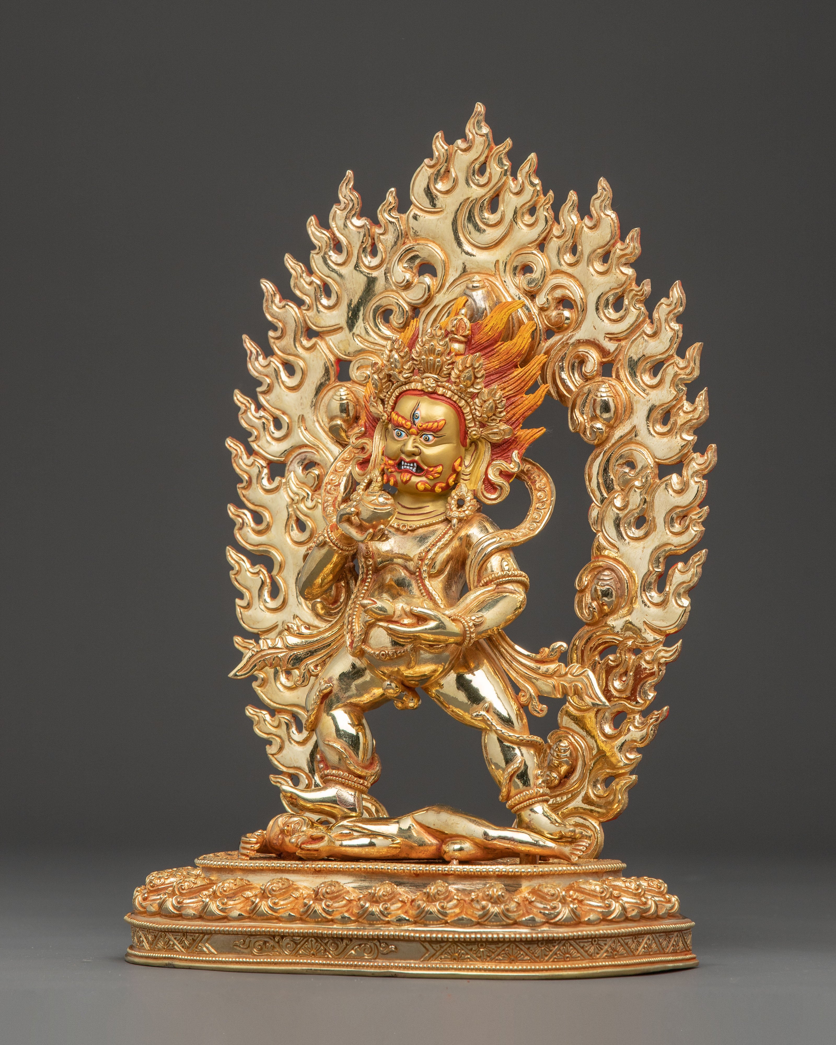 Black Dzambhala Statue: Abundance of Wealth